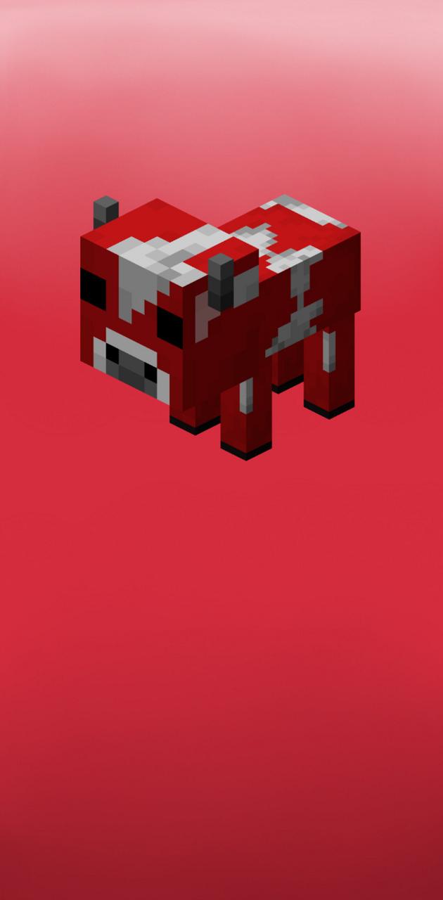 Minecraft mushroom cow wallpaper