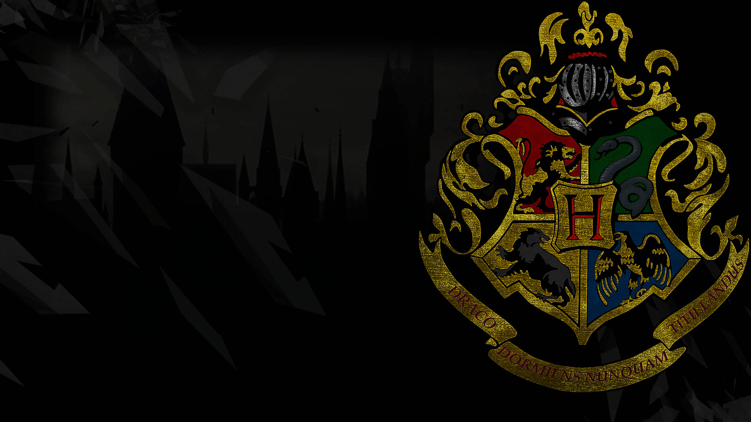 Download Houses Of Hogwarts Crest Wallpaper