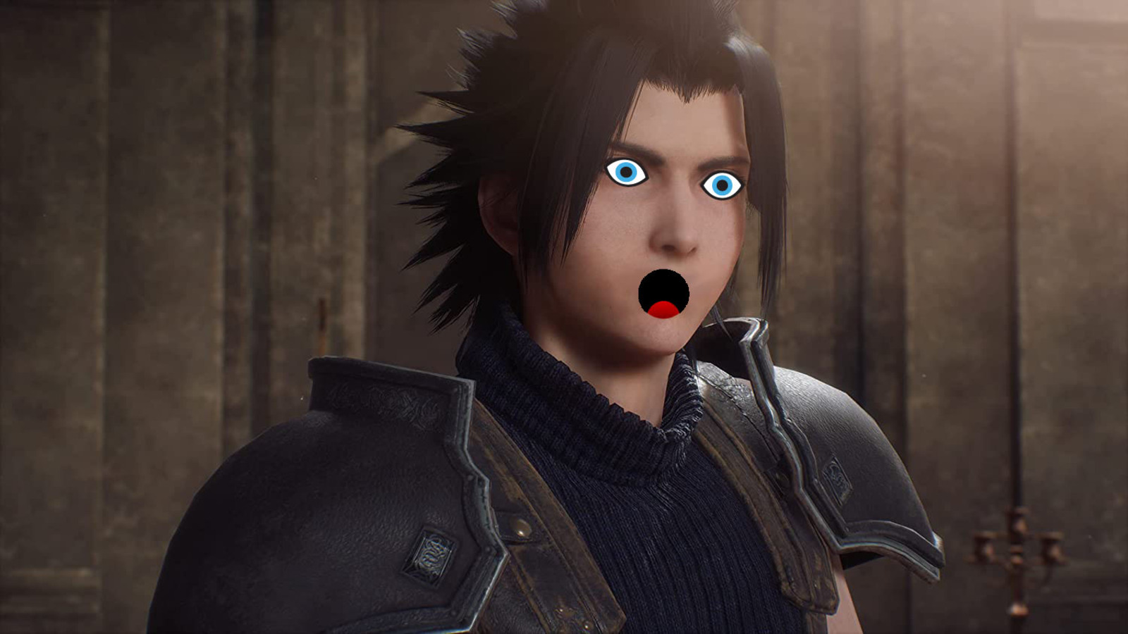 Getty Image watermark spotted in Crisis Core Final Fantasy 7 Reunion