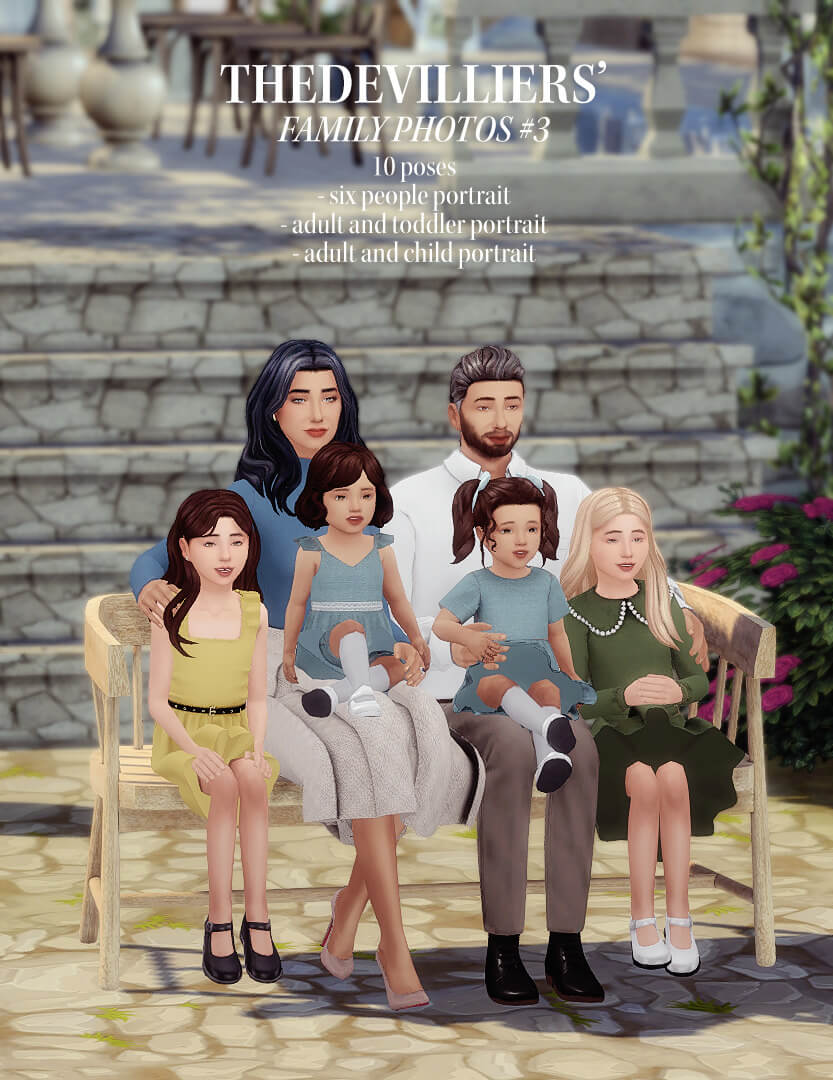 Family Set 6 – Updated! – Poses by Bee