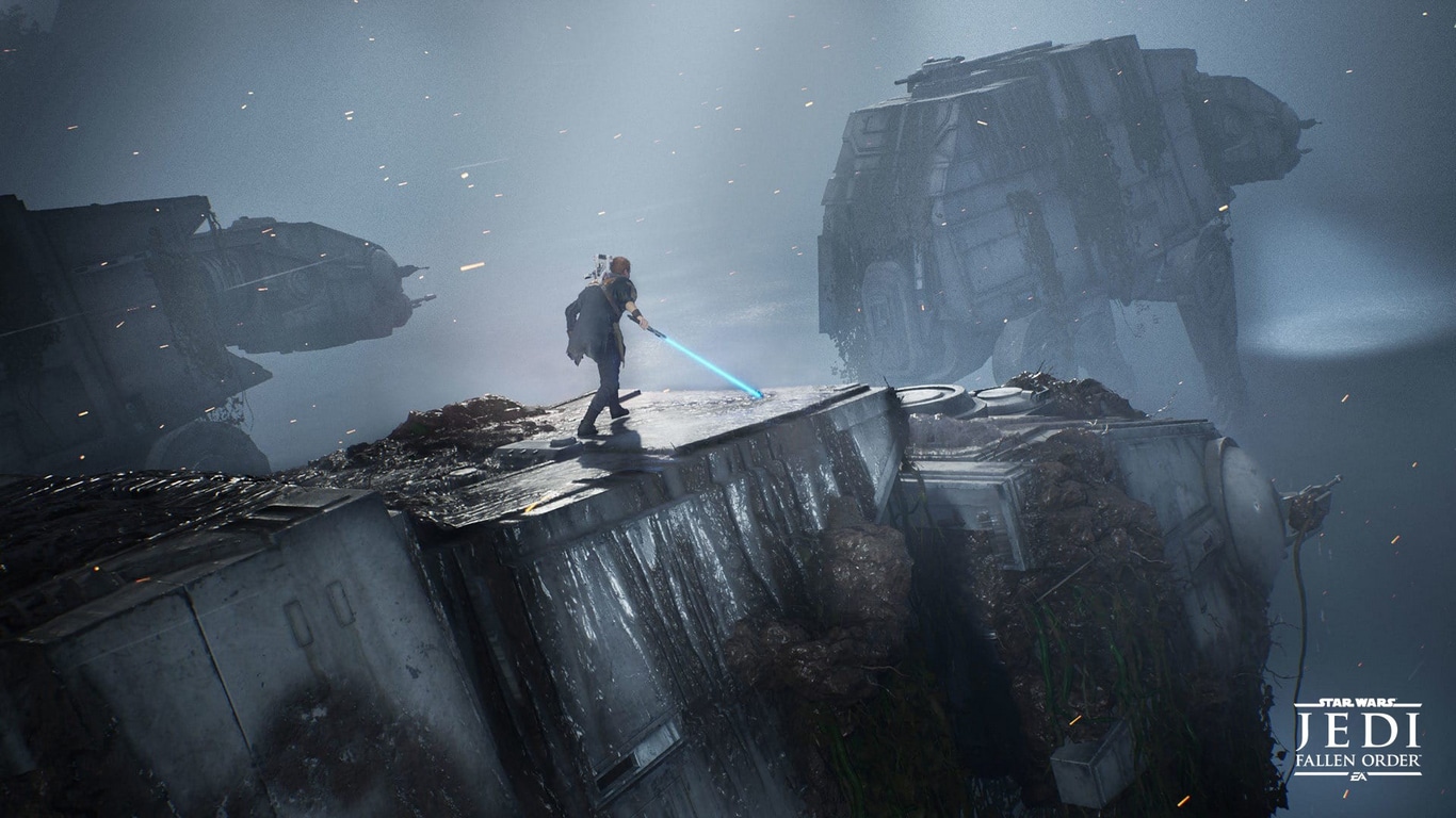 Wallpaper / Jedi: Fallen Order, video game art, lightsaber, Star Wars Droids, video game characters free download