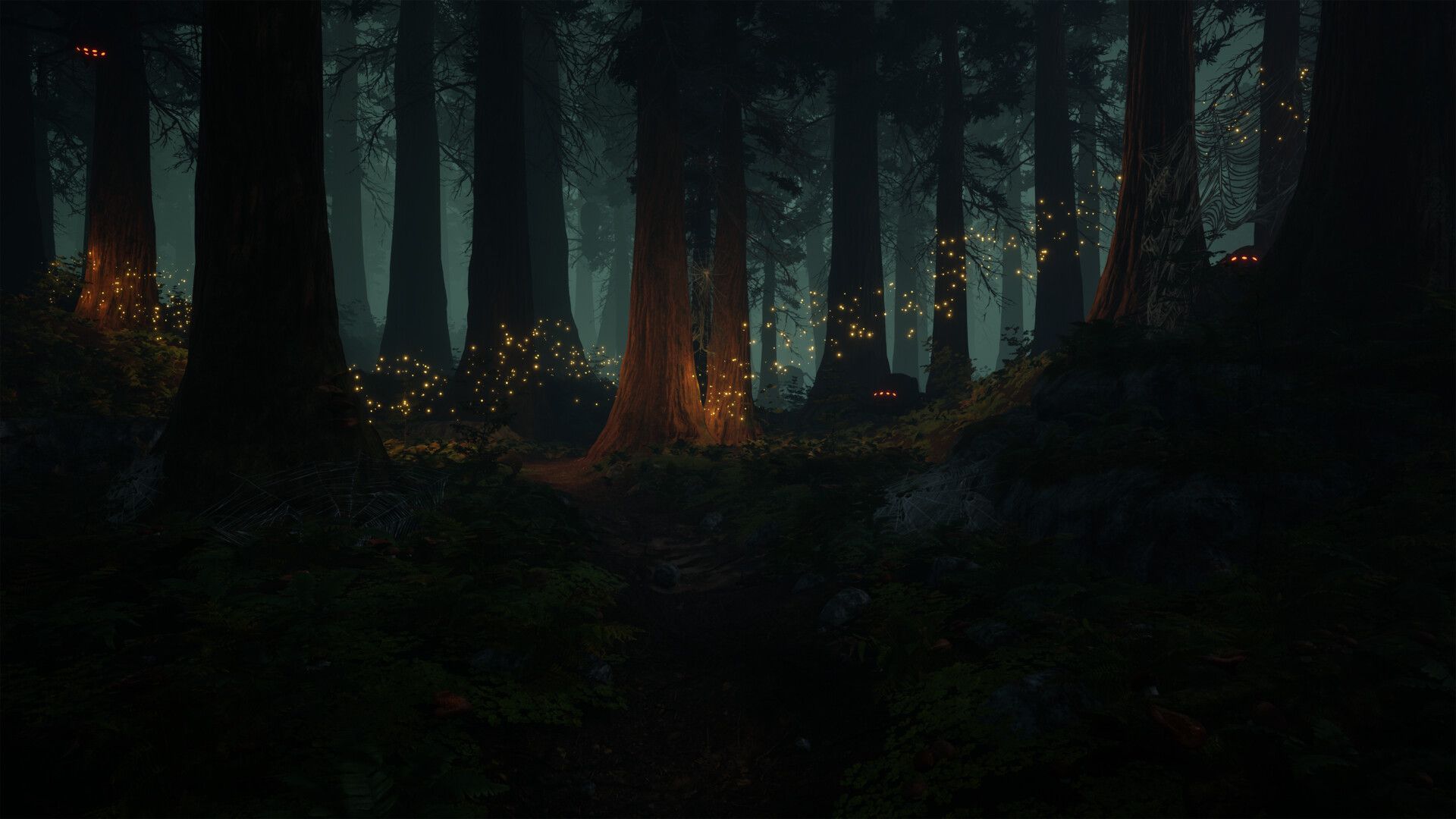 Fantasy forest art by Tobias Hofmann. Fantasy forest, Dark landscape, Forest wallpaper