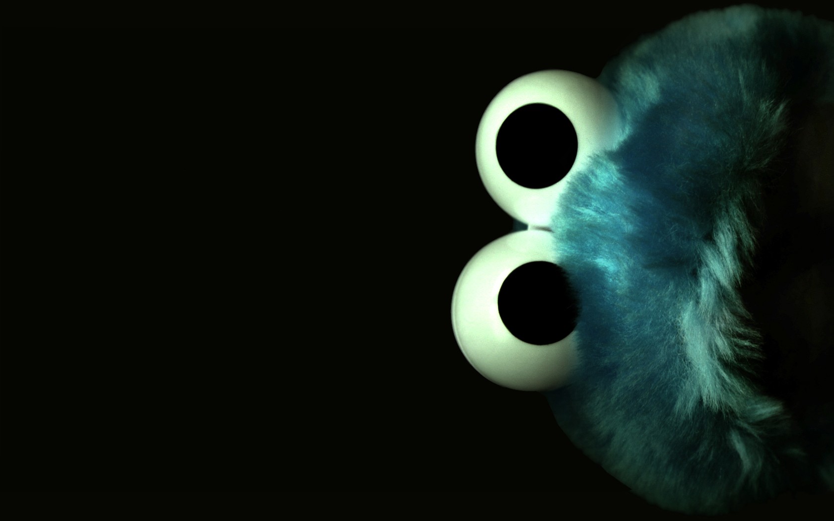 Wallpaper, black, anime, Cookie Monster, light, eye, darkness, screenshot, 1680x1050 px, computer wallpaper, organ 1680x1050