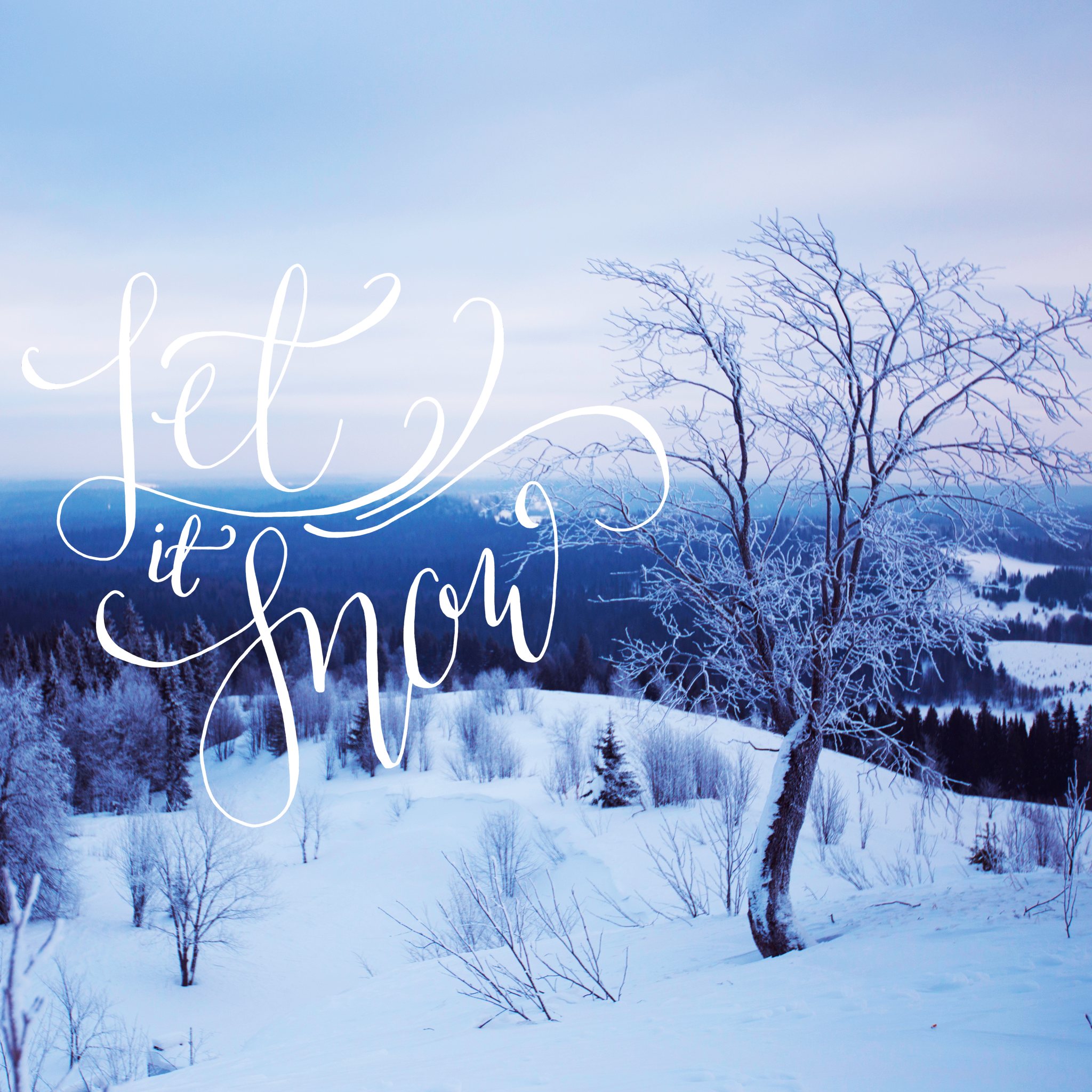 Wallpaper Winter Landscape IPad