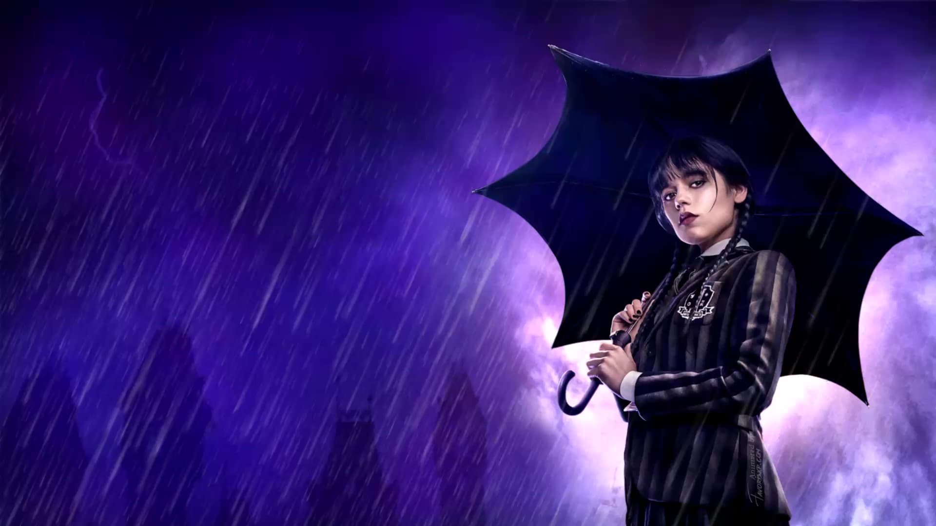 Wednesday Addams (Netflix) Animated Wallpaper