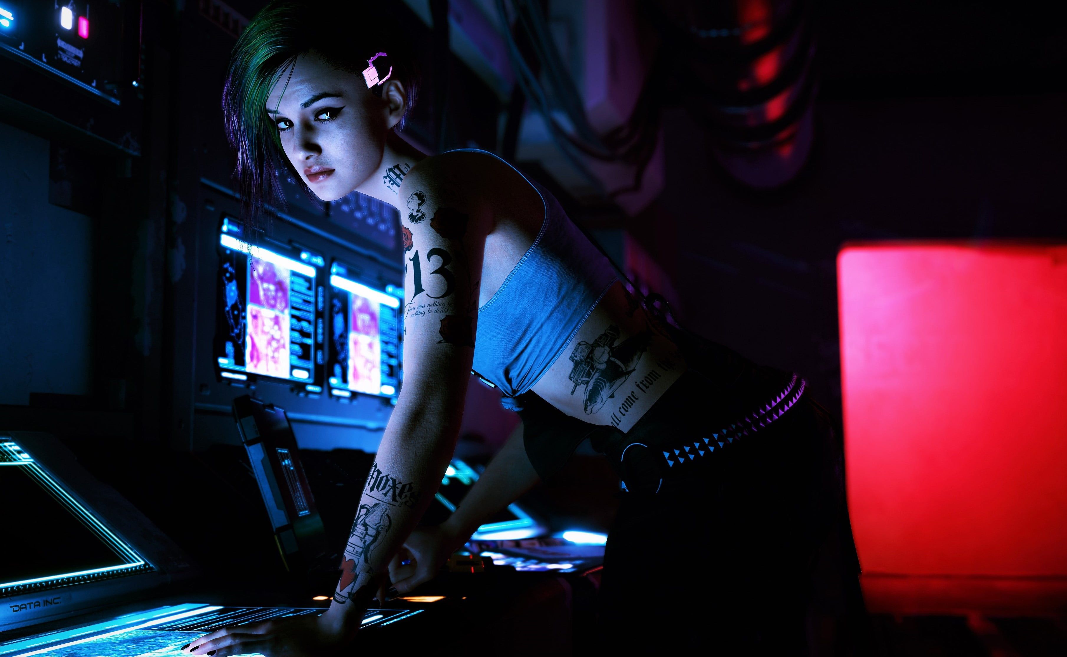 Judy Alvarez Cyberpunk 2077 video games #tattoo K #wallpaper #hdwallpaper #desktop. Cyberpunk 2077, Cyberpunk, Cyberpunk rpg