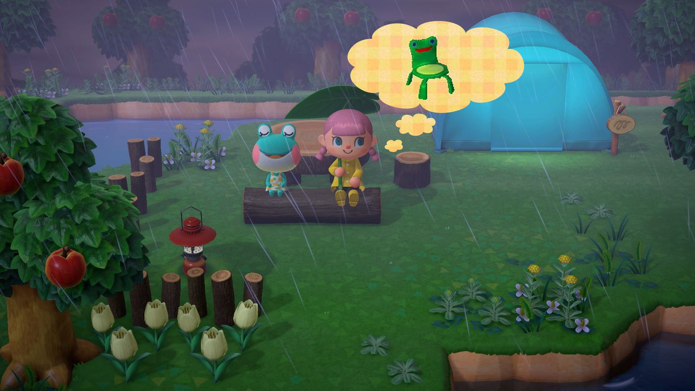 Animal Crossing froggy chair fever captures the fandom's wholesomeness