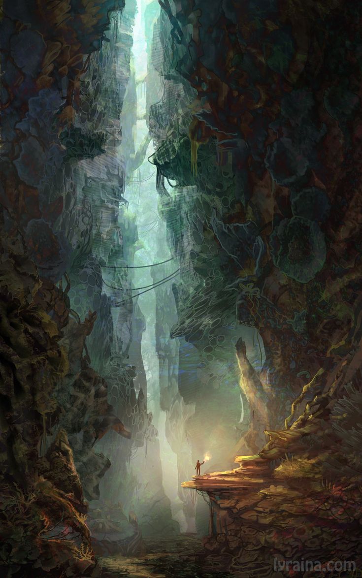 Stormlight Archive Series: Chasm Duty. Stormlight archive, Fantasy landscape, Fantasy concept art