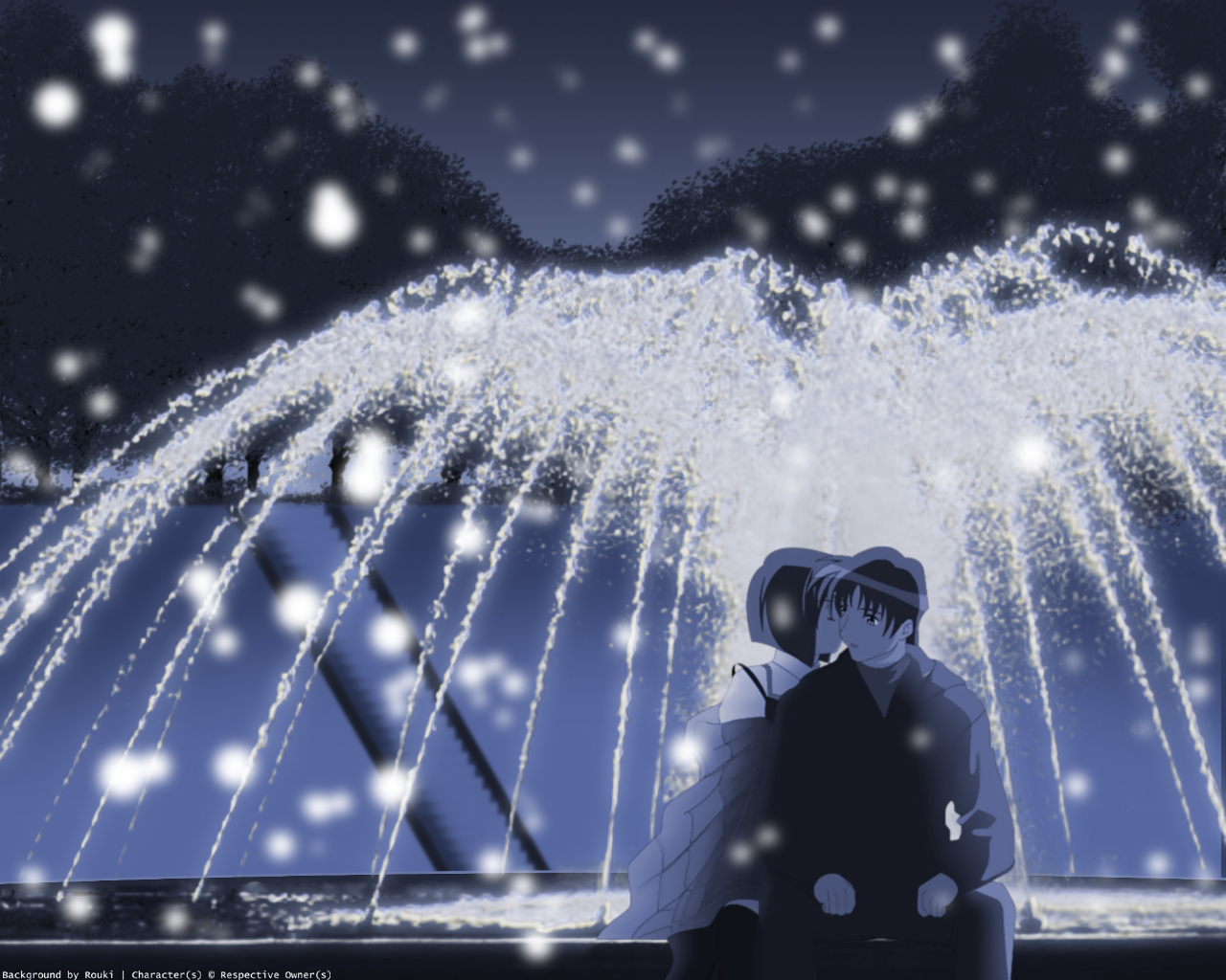 Kanon Wallpaper: Winter Kiss