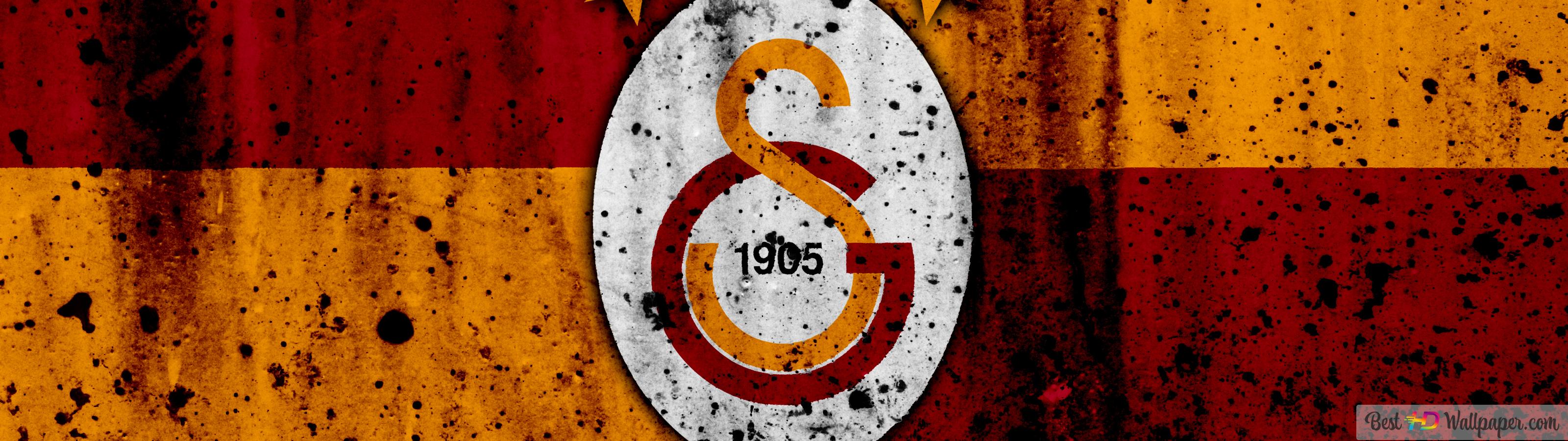 Galatasaray F.C. Logo 4K wallpaper download