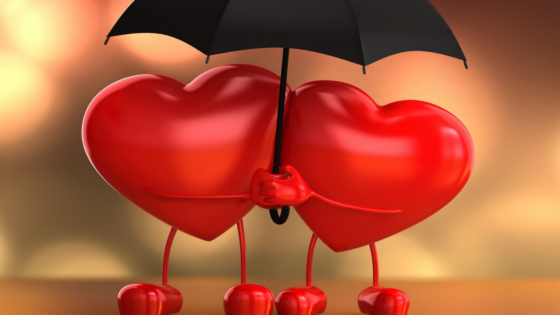 Heart Love Valentines Day Organ Wallpaper