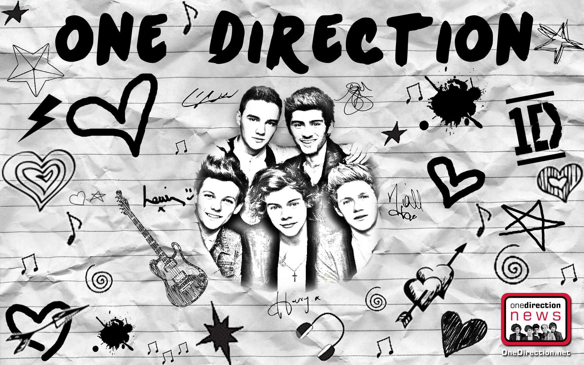 One Direction Wallpaper Without Zayn