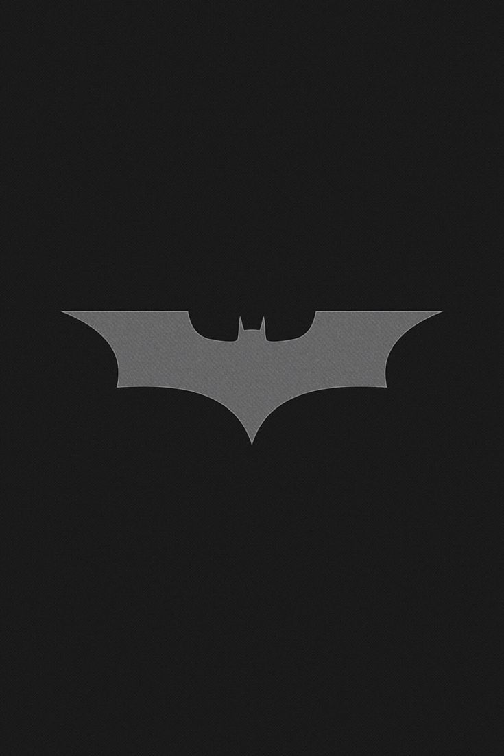 Minimal Grey Batman Logo. Batman logo, Hero wallpaper, Grey wallpaper iphone