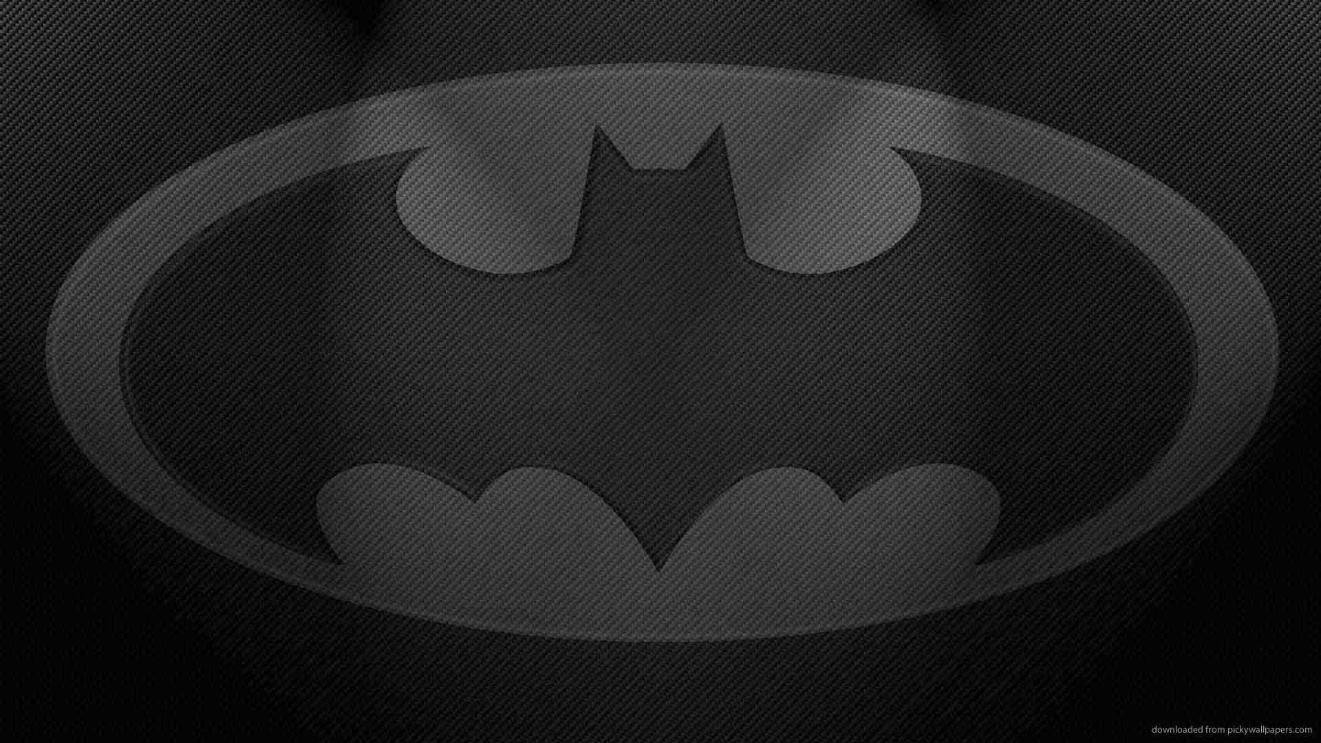 Download Batman Gray Logo Wallpaper