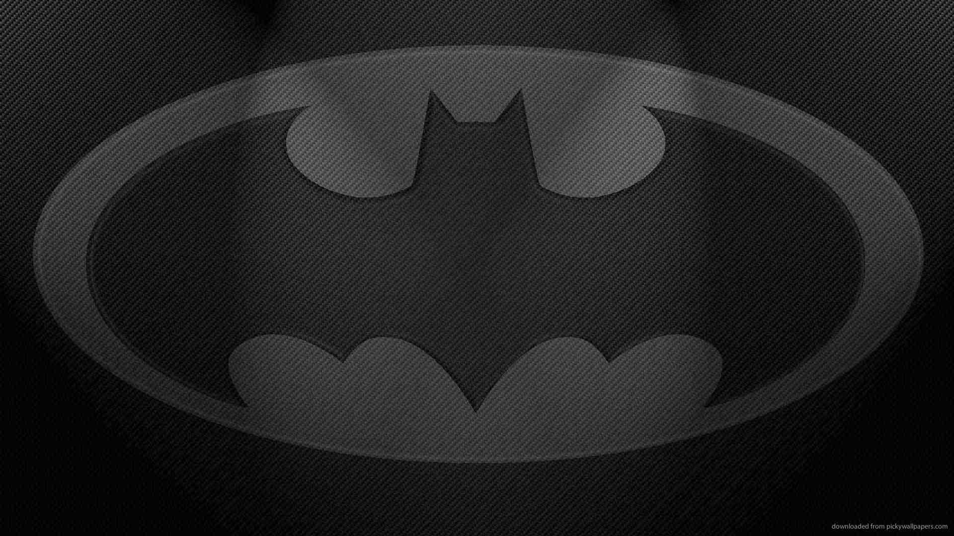 Download Batman Gray Logo Wallpaper