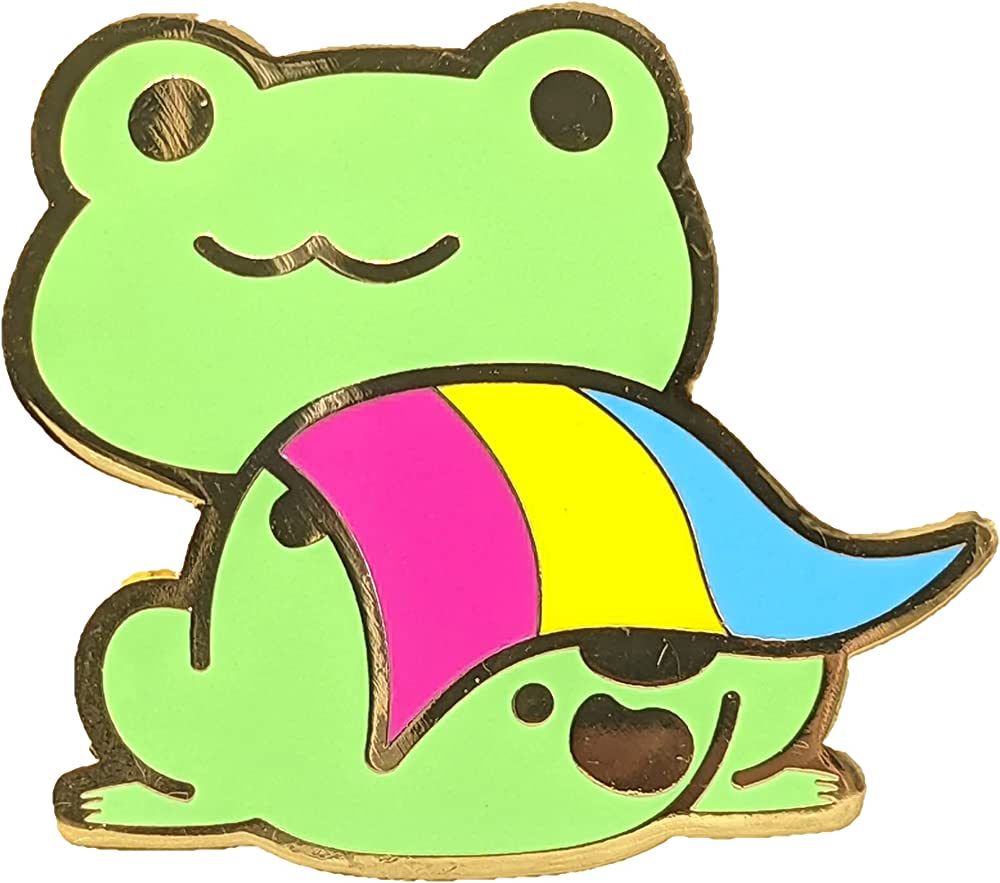 Pansexual Pride Frog Pin in Pan LGBT+ Flag Colors. Chibi Superhero Enamel Gay Frog Pin, enamel, not known, Amazon.com.au: Clothing, Shoes & Accessories