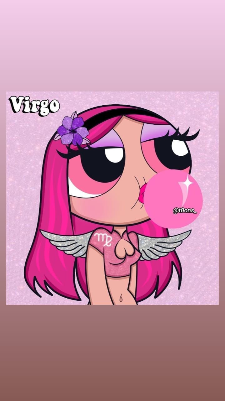 Zodiac PPG - Pink wallpaper cartoon, Cartoon wallpaper iphone, Powerpuff girls wallpaper