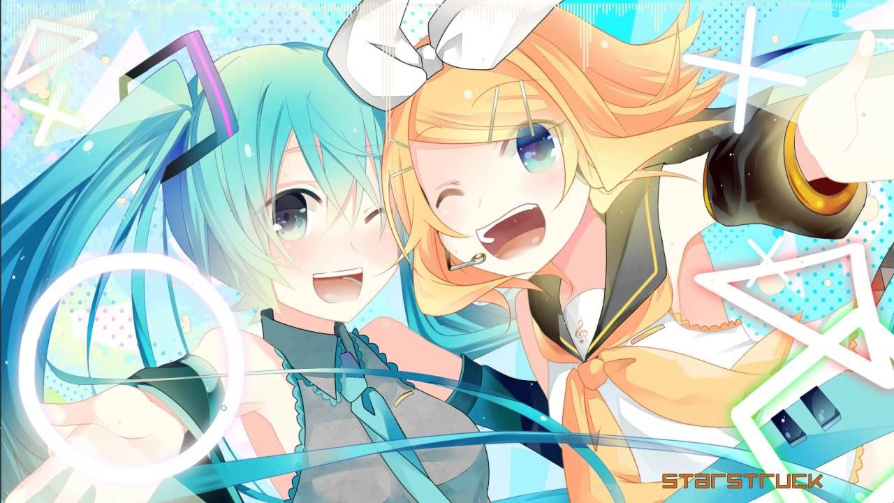 Hatsune Miku & Rin Kagamine -【Online Game Addicts Sprechchor】. Vocaloid, Hatsune miku, Miku