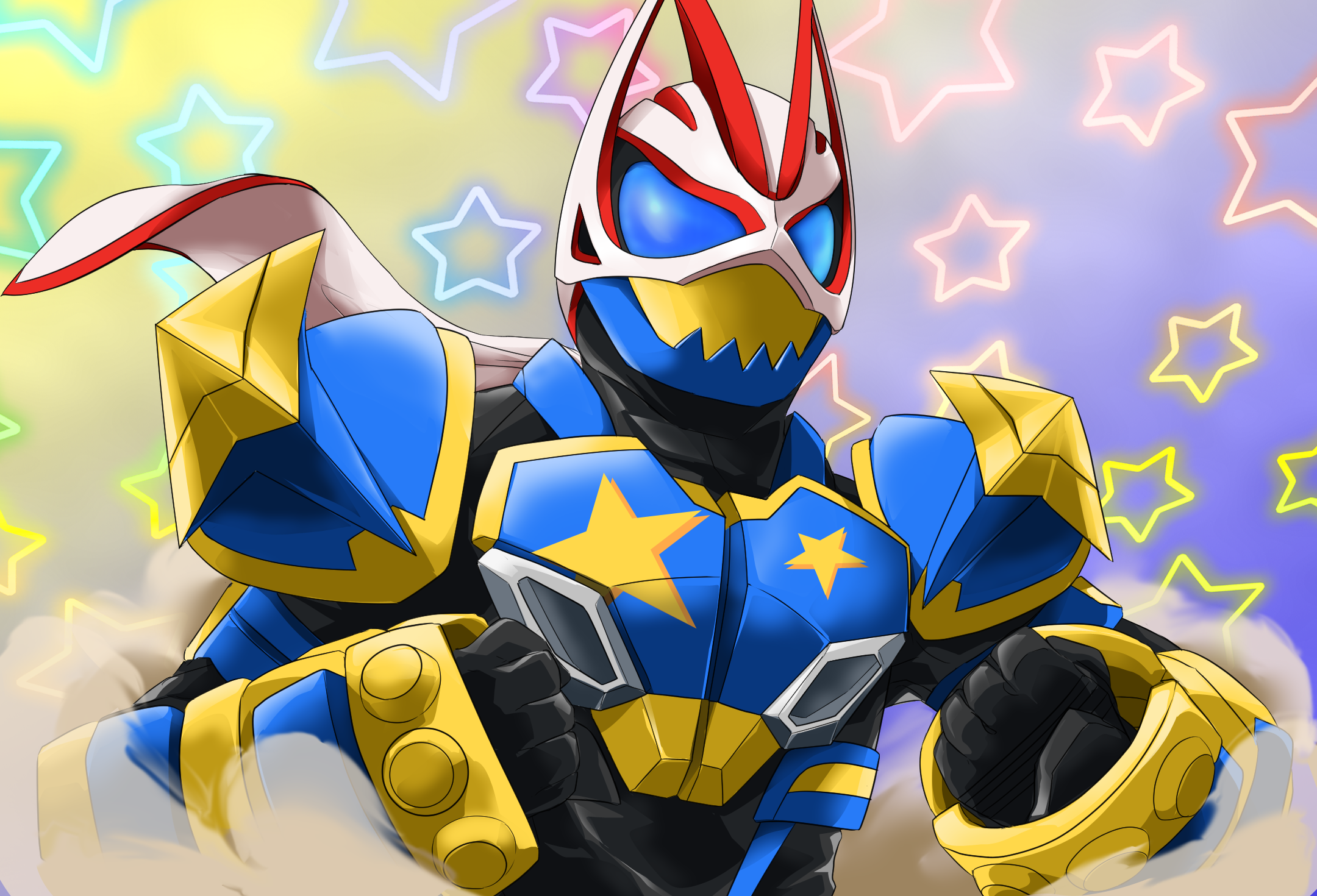 Kamen Rider Anime Stars Armor Wallpaper:2160x1470