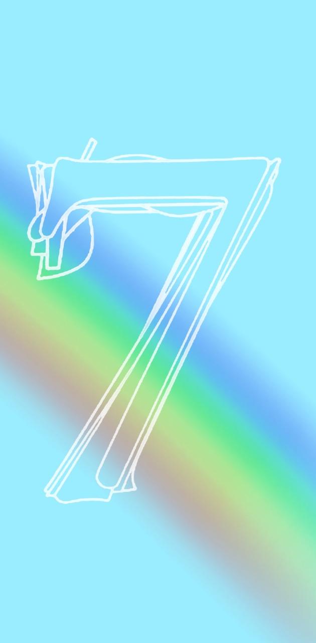 BTS rainbow wallpaper