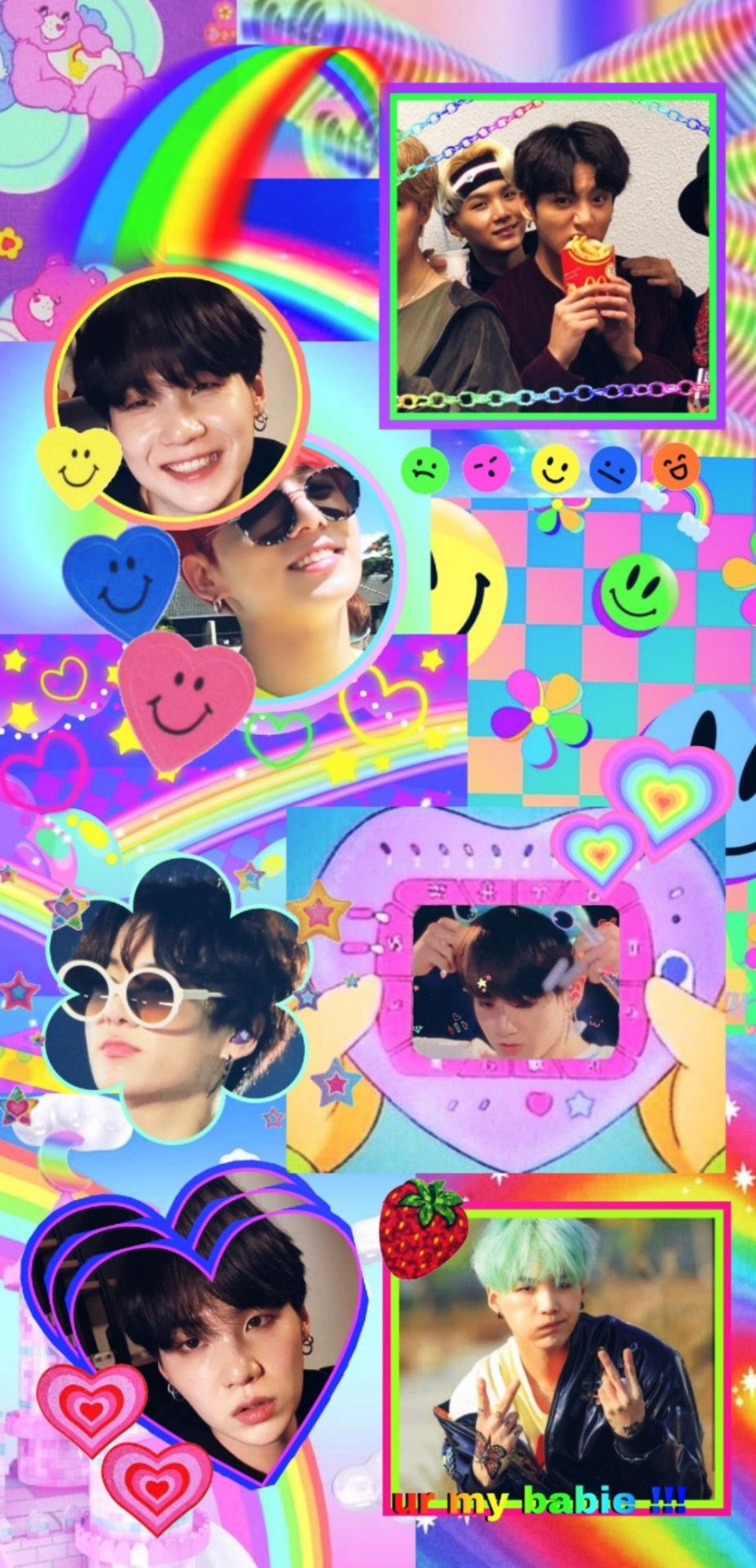 BTS WALLPAPERS (Posts tagged bts messy wallpaper). Bts engraçado, Wallpaper bonitos, Engraçado