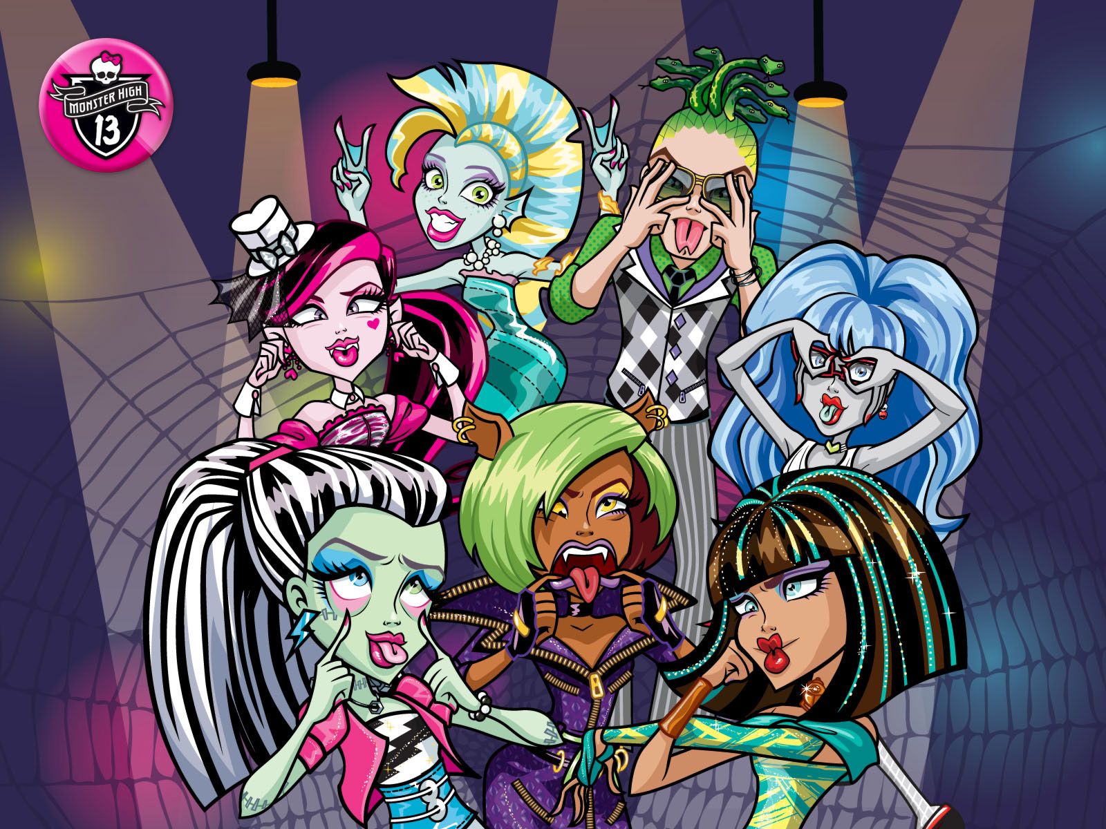 Monster High Pretty, Nuevos Fondos De Monster High. Diseños De Monster High, Monster High, Monstruos