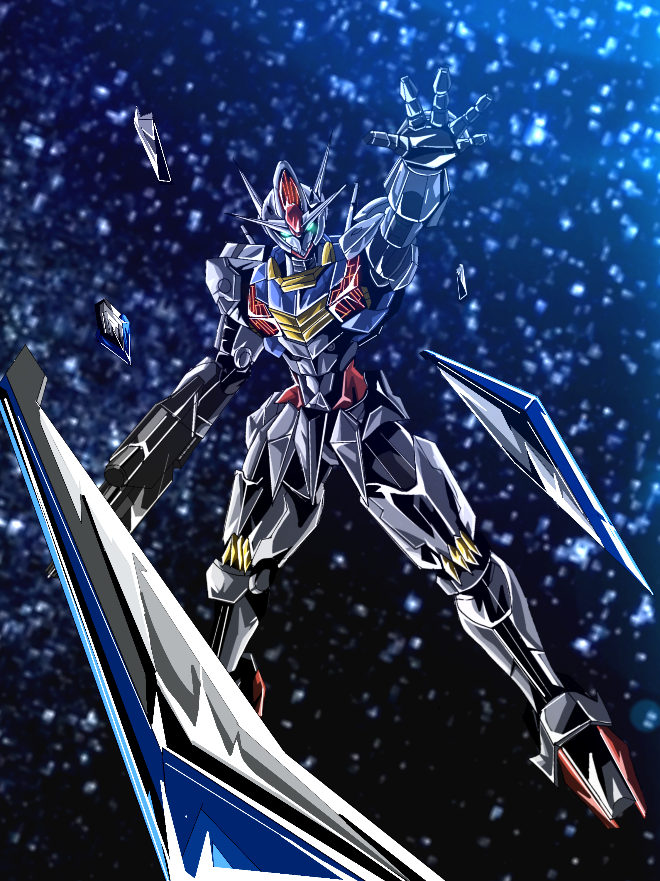 Anime Mechs Mobile Suit Gundam THE WiTCH FROM MERCURY Gundam Aerial Gundam Super Robot Taisen Artwor Wallpaper:2250x3000