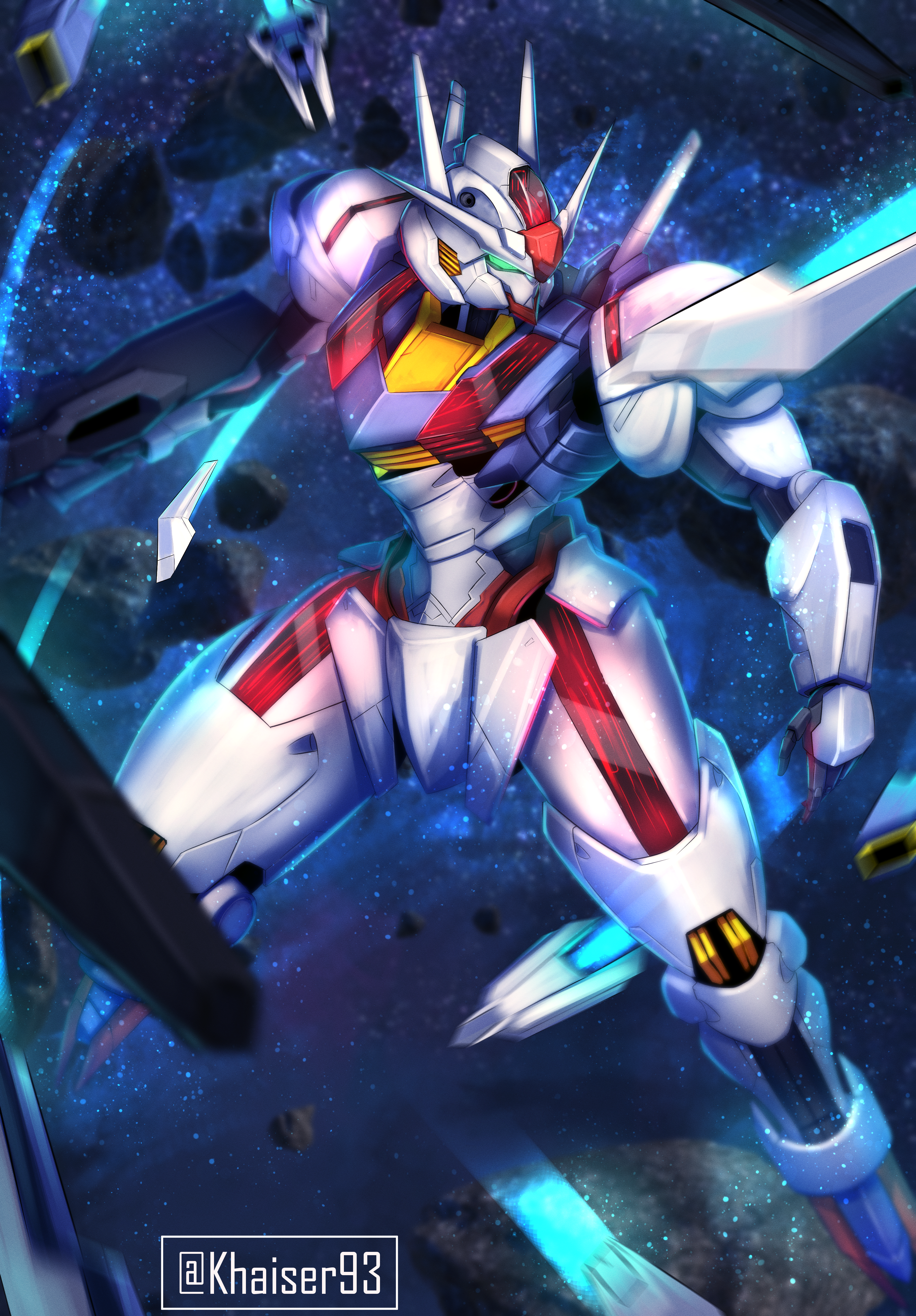 Gundam Aerial by Khaizer93 on Newgrounds