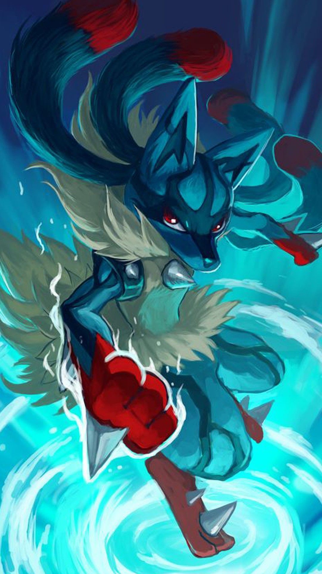 Red Lucario Wallpaper Free Red Lucario Background