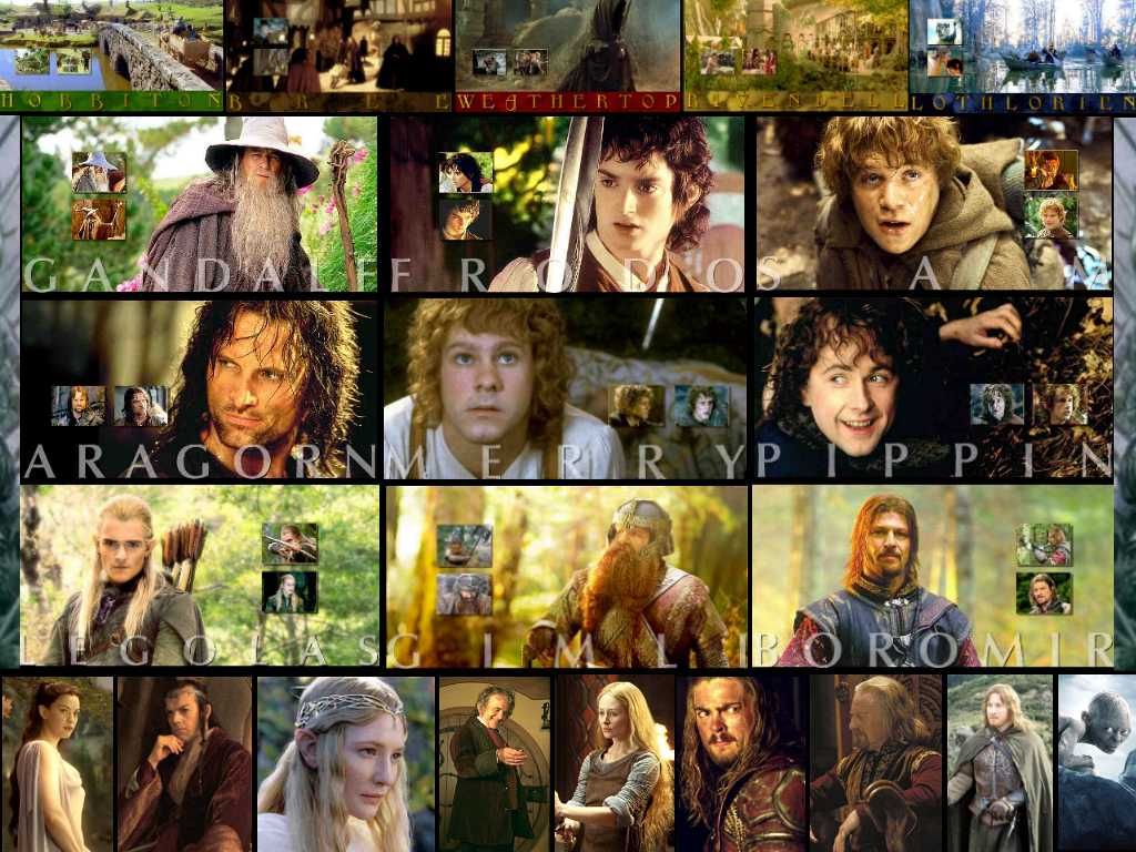 Lord of the Rings Character Wallpaper in one. Character wallpaper, Movie posters, Poster