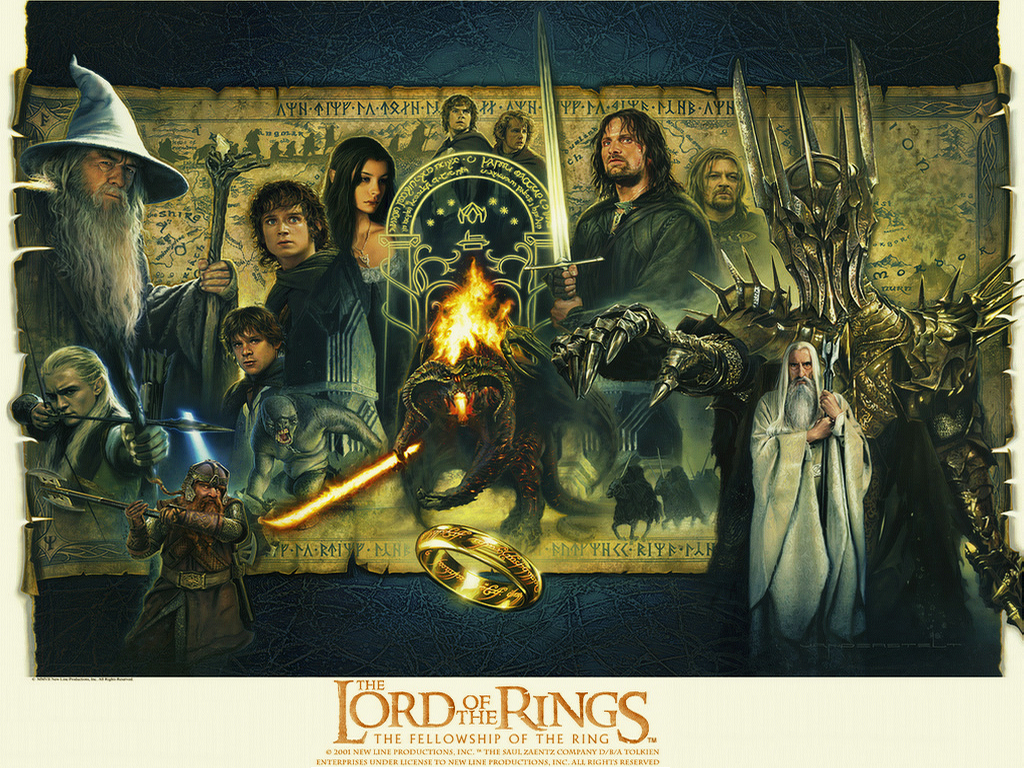 Fellowship of the Ring desktop PC and Mac wallpaper