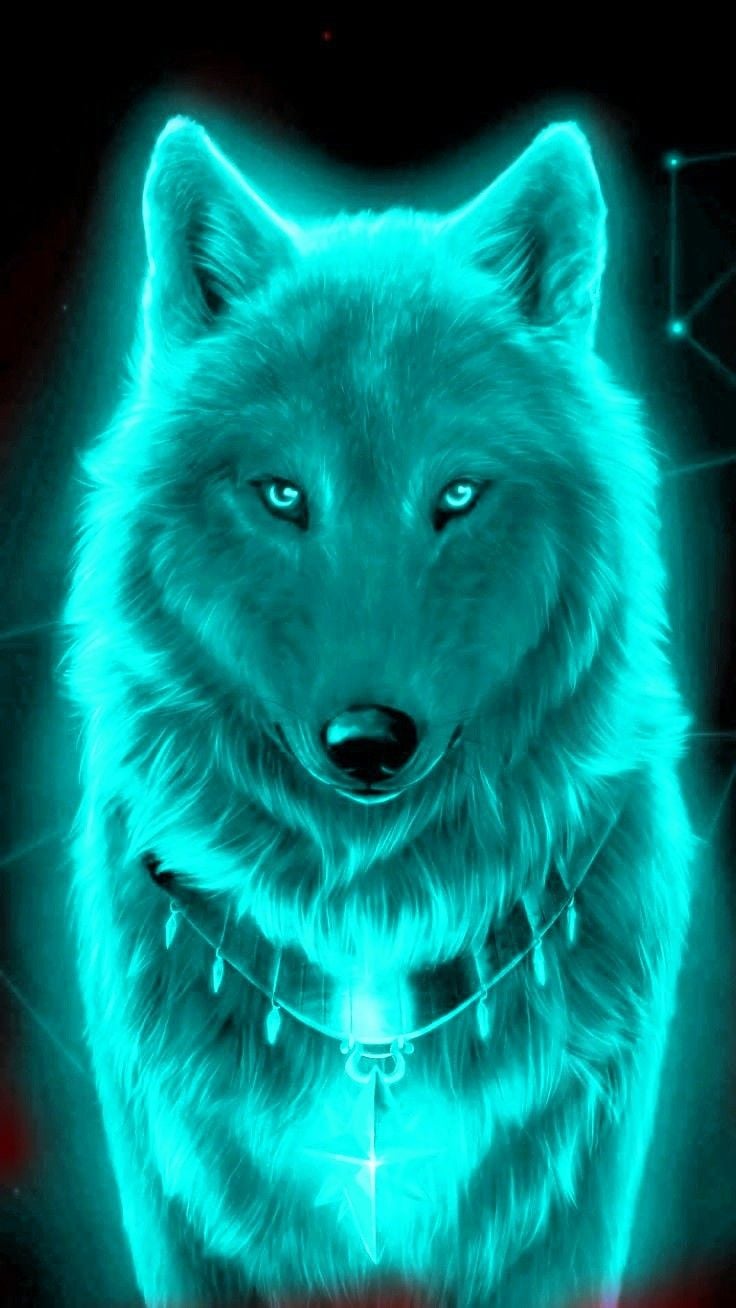 red wolf. Spirit animal art, Wolf spirit animal, Wolf wallpaper