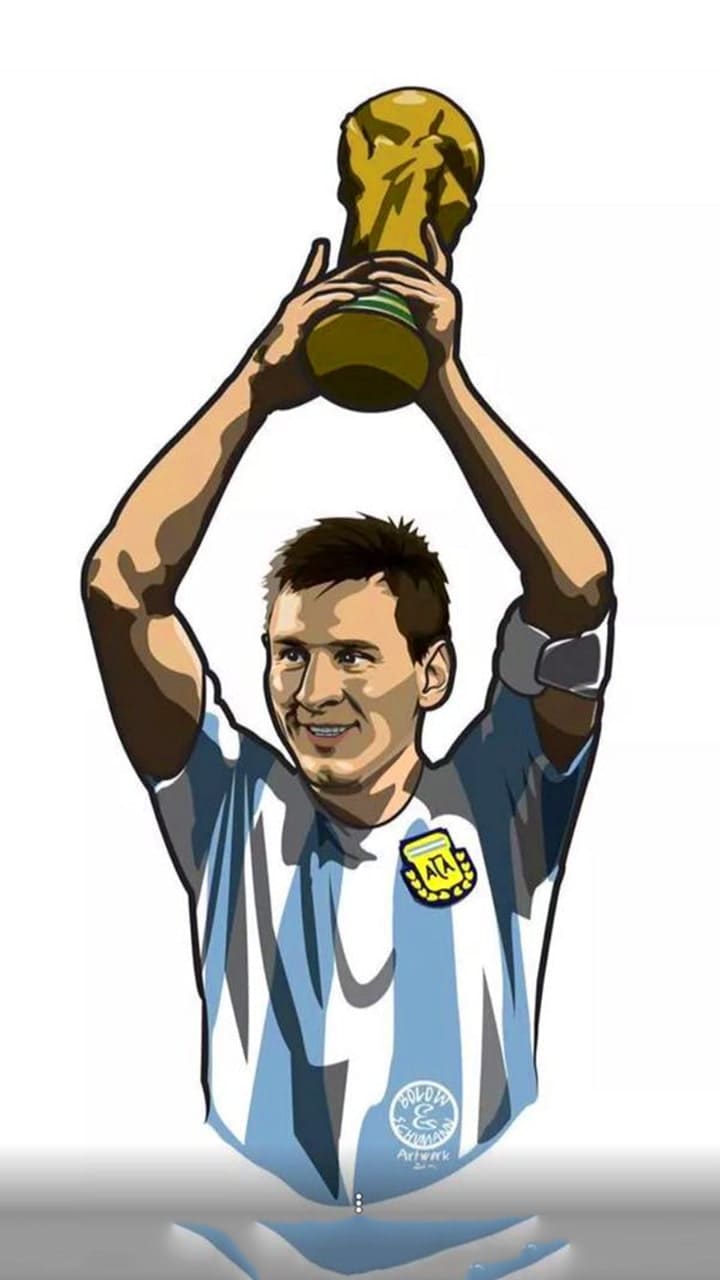 Messi Lifting The World Cup Wallpapers Wallpaper Cave