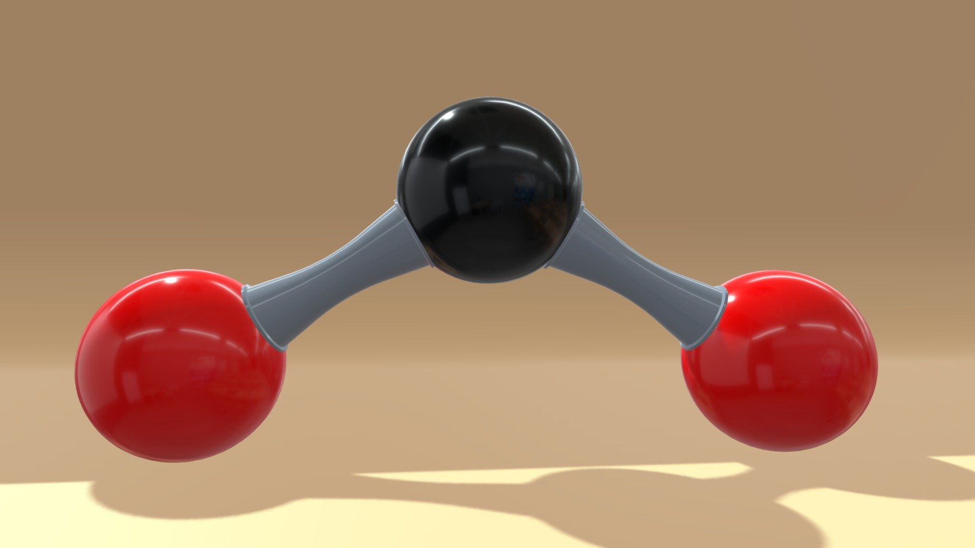 Carbon Dioxide Molecular CO2 Royalty Free 3D model by Philip Storm [2d4c3e4]