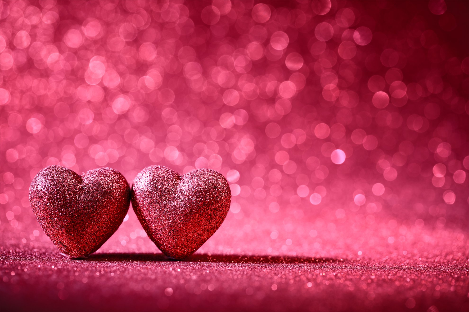 Valentine Heart Wallpaper and Background 4K, HD, Dual Screen