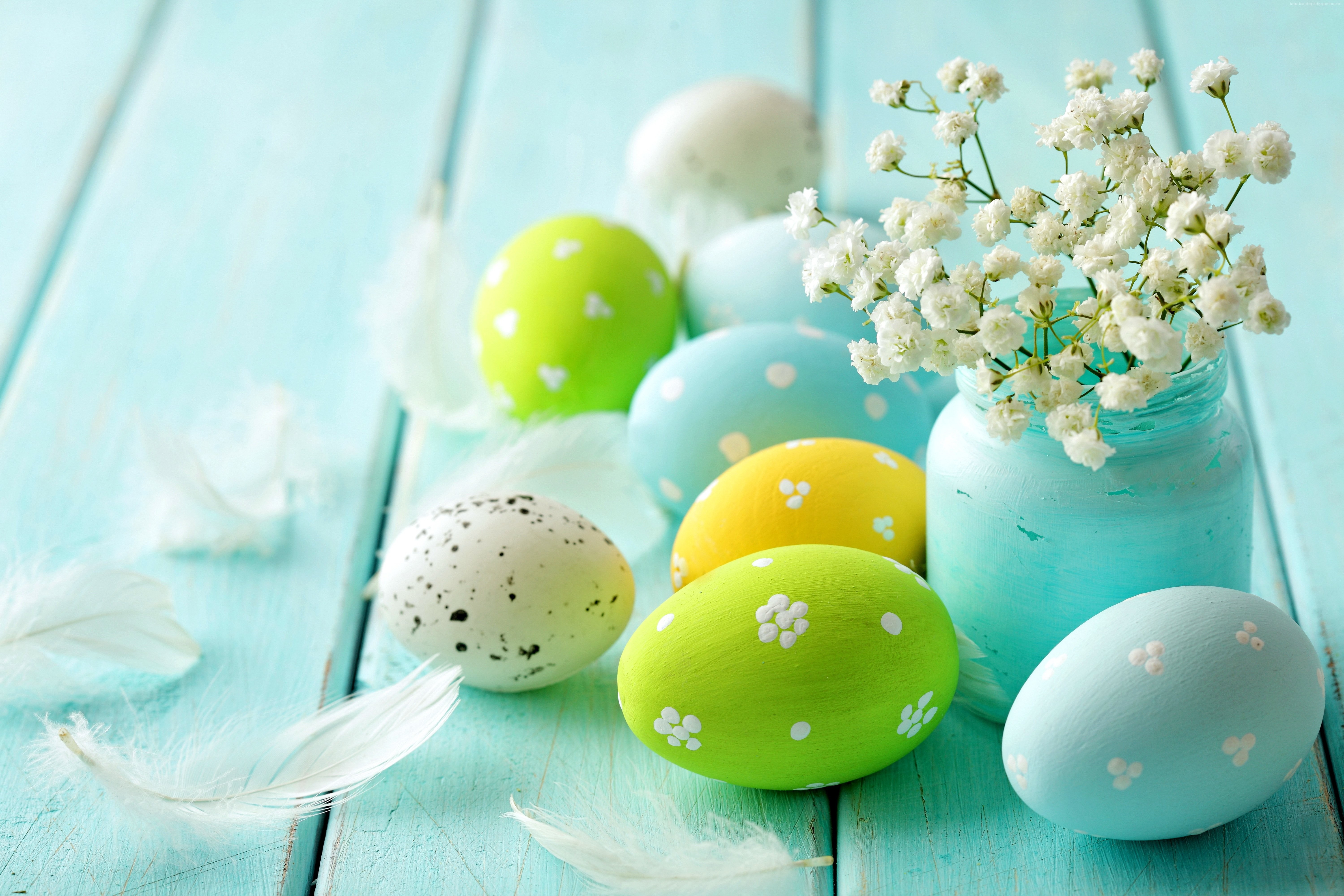 5k, eggs, Easter Gallery HD Wallpaper