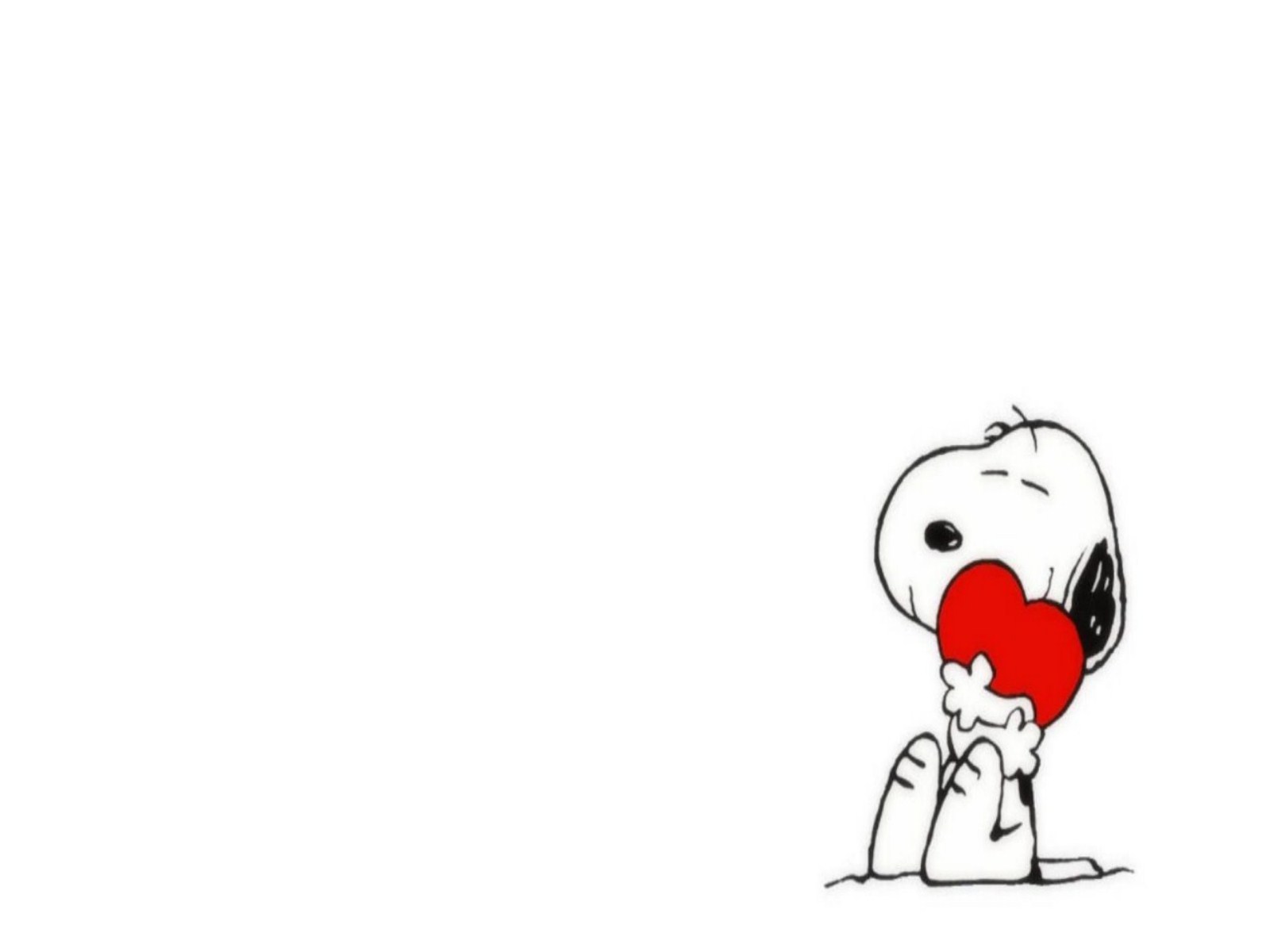 Free Snoopy Valentine's Day Wallpaper