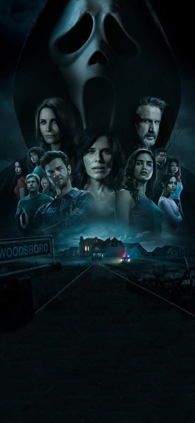 Scream 6 Movie Poster Cast 4K Wallpaper iPhone HD Phone #7291j