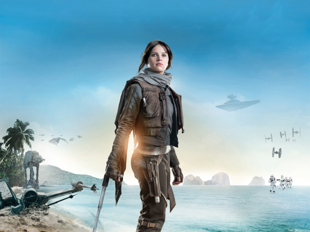 Wallpaper rogue one: a star wars story, felicity jones, jyn erso, 2016 movie desktop wallpaper, HD image, picture, background, 10c9b4