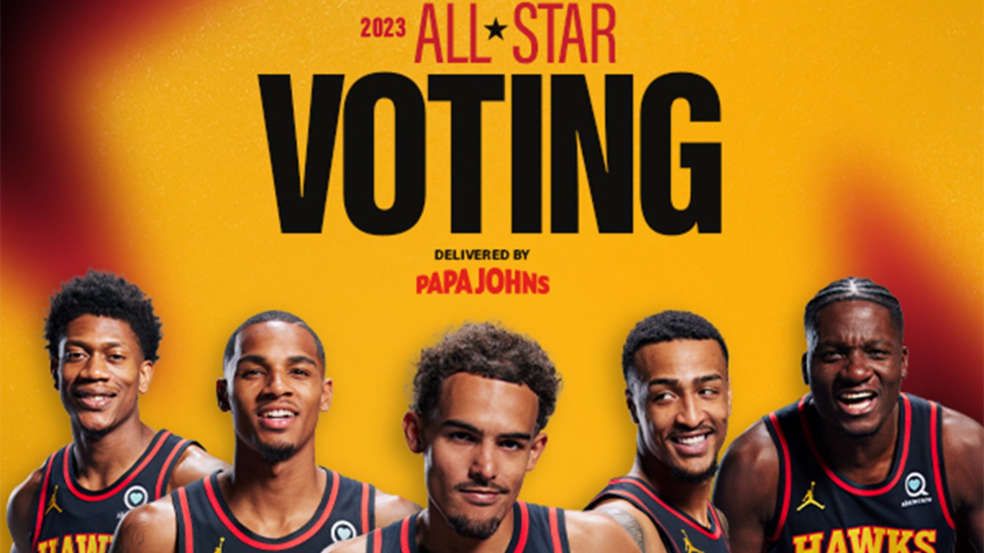 Hawks Launch '2023 All Star Voting Delivered By Papa Johns'