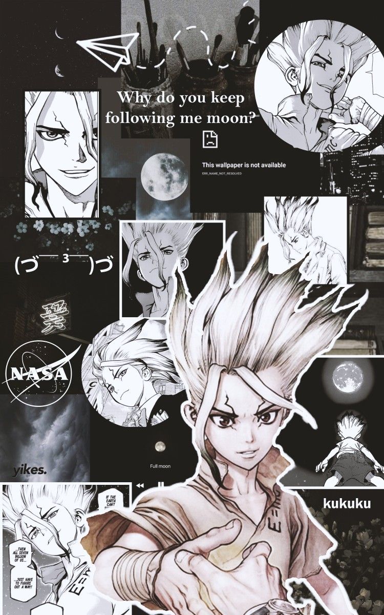 Senku <Dr. Stone> Wallpaper. Милые рисунки, Японские иллюстрации, Рисунки