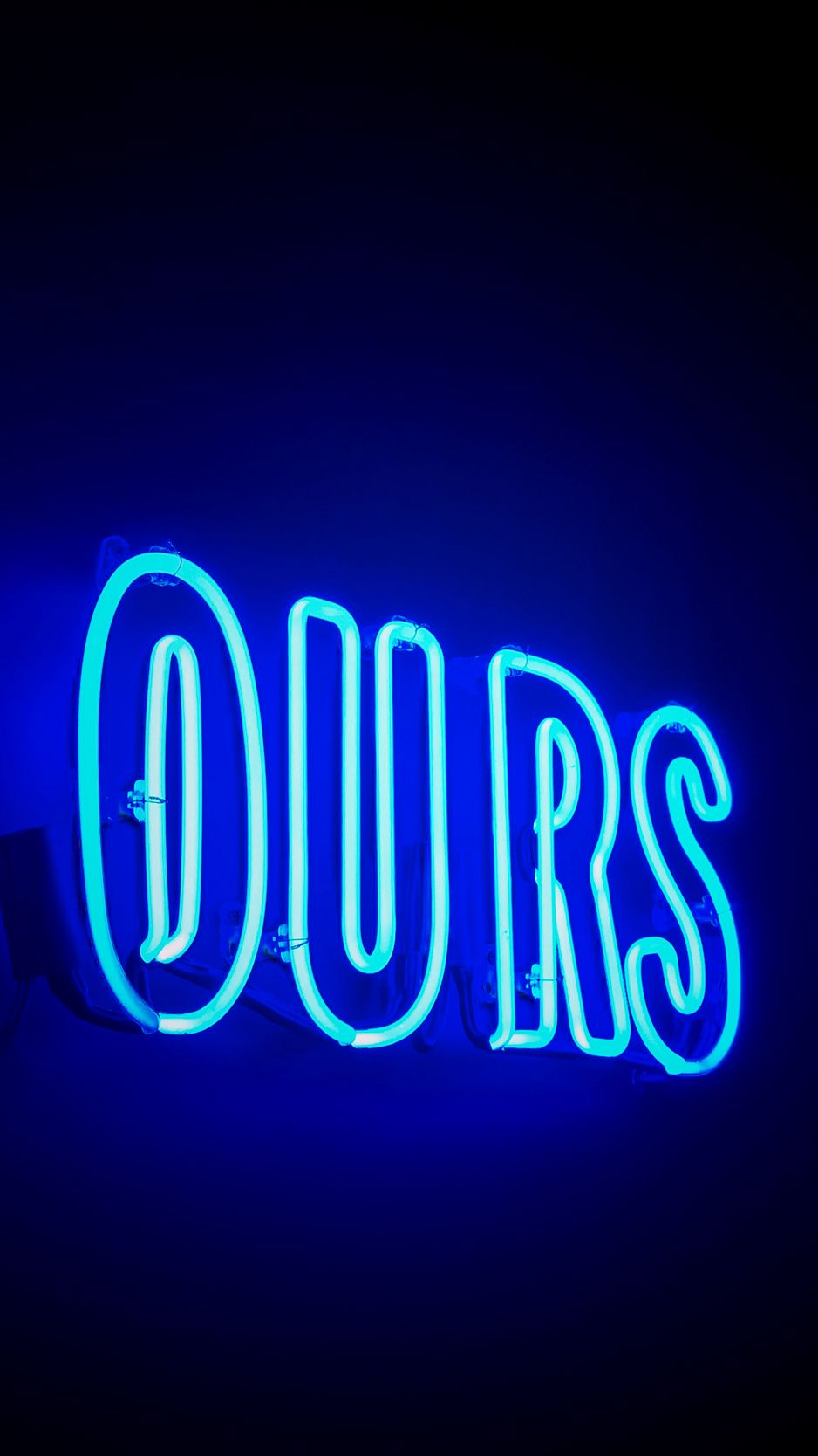 Download Wallpaper 938x1668 Inscription, Neon, Sign, Blue, Light, Electricity Iphone 8 7 6s 6 For Parallax HD Background