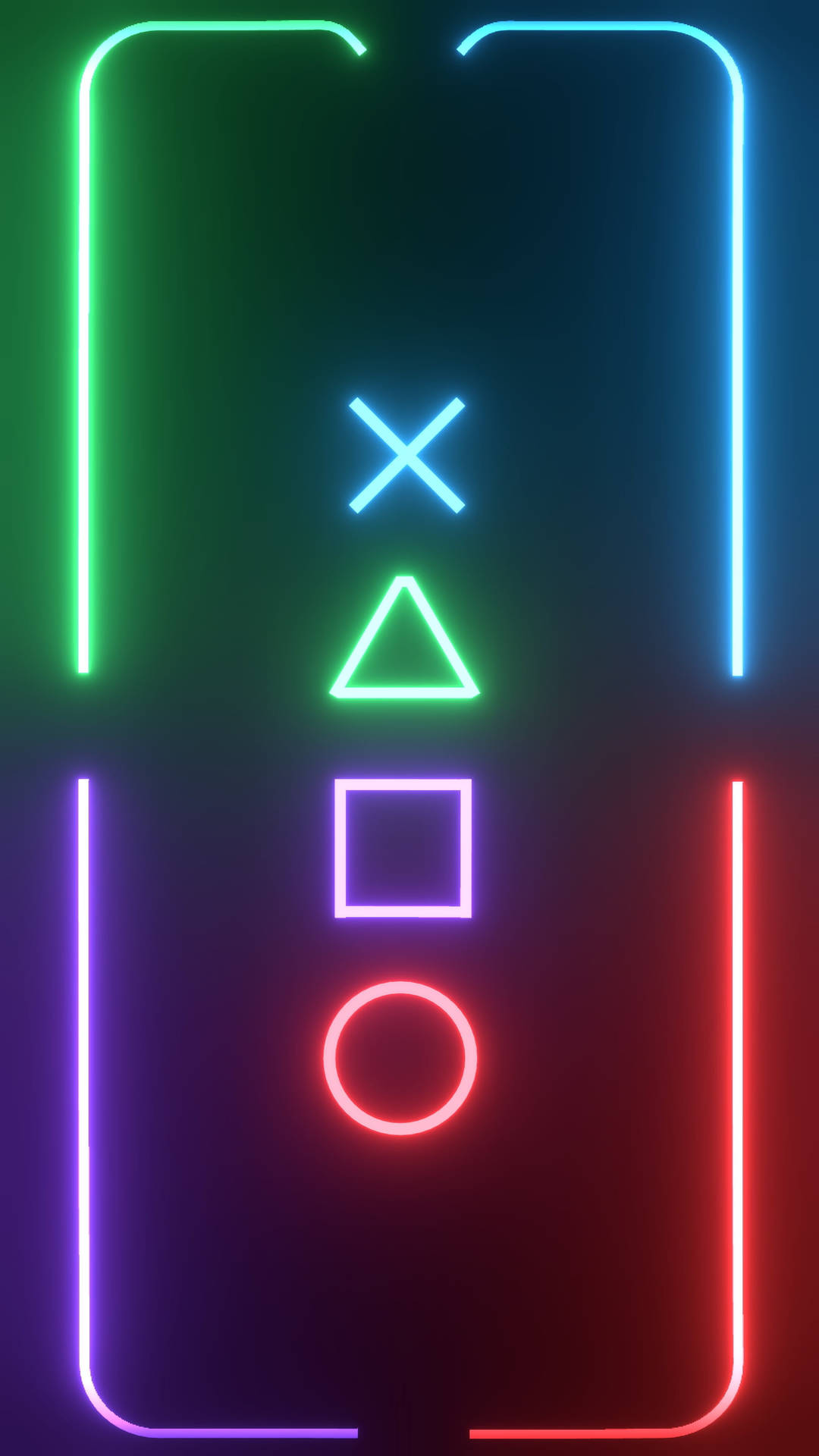 Download Game Icon Neon Aesthetic iPhone Wallpaper