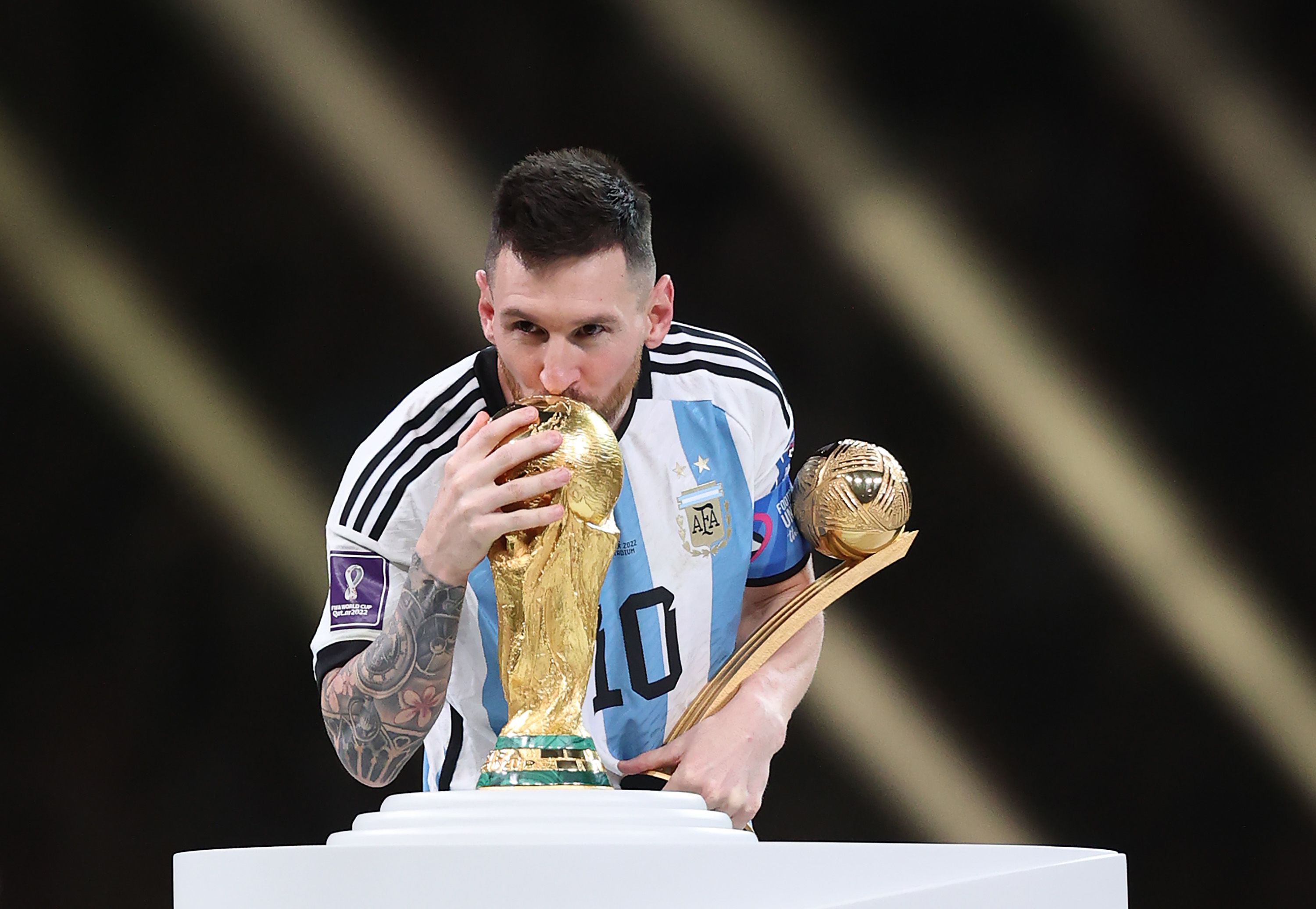 Dark Background Lionel Messi  Fifa World cup 2022 HD wallpaper  Pxfuel