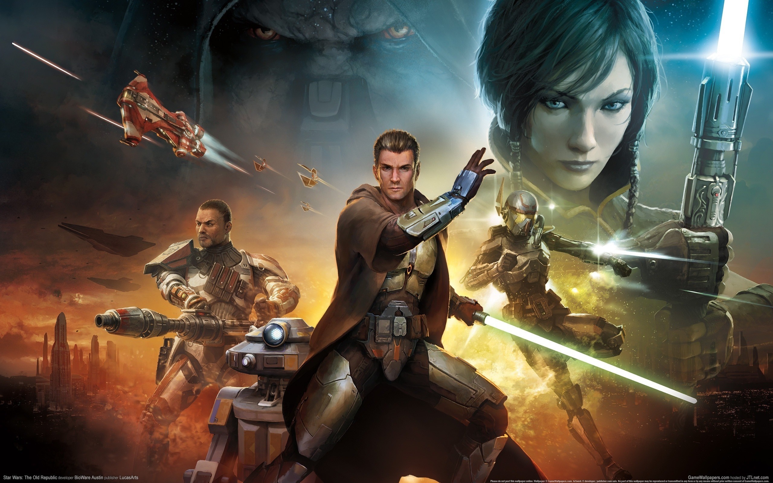 Star Wars, Star Wars The Old Republic, Satele Shan, games, screenshot, pc game Gallery HD Wallpaper