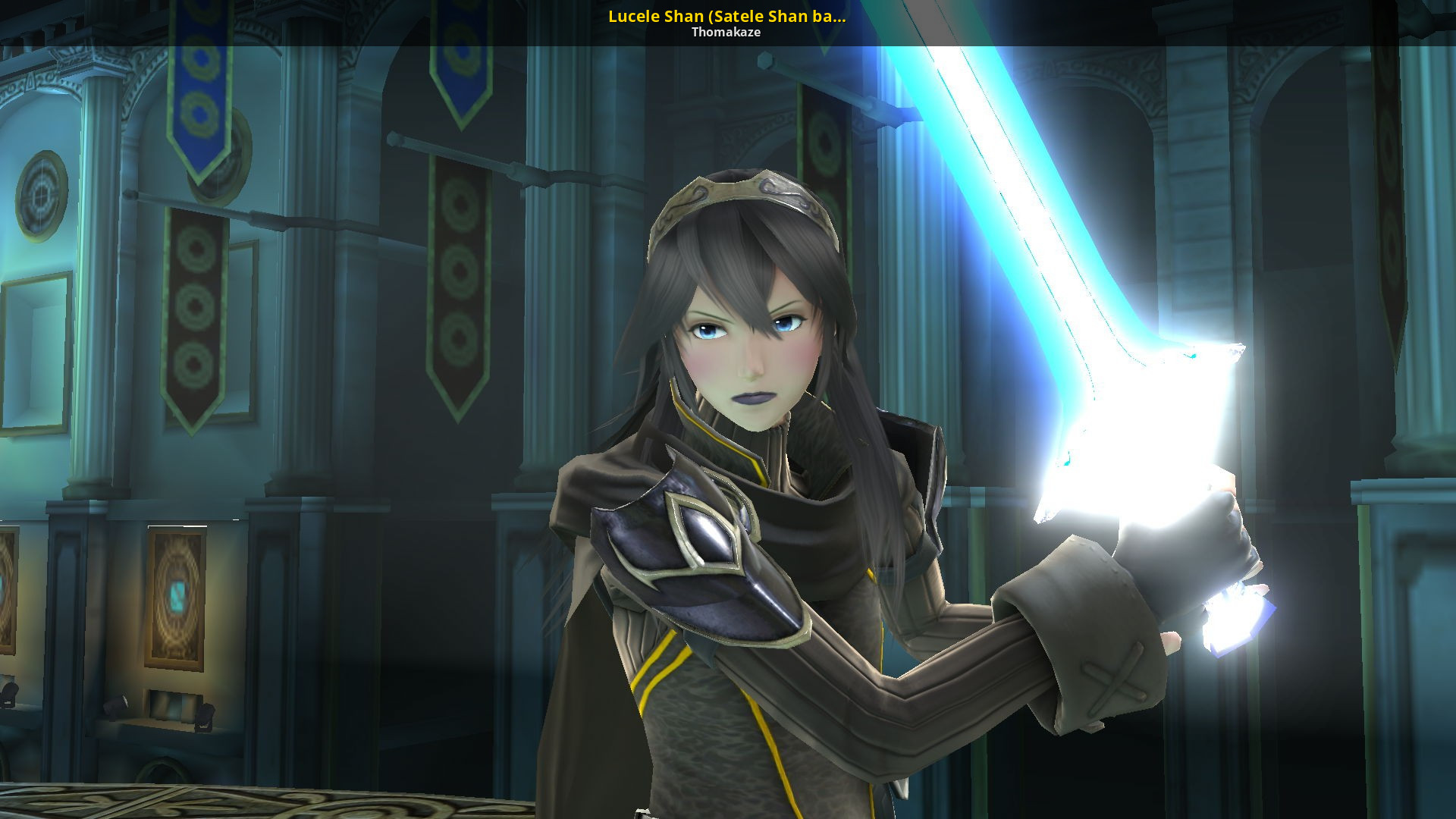 Lucele Shan (Satele Shan based Lucina) [Super Smash Bros. (Wii U)] [Mods]