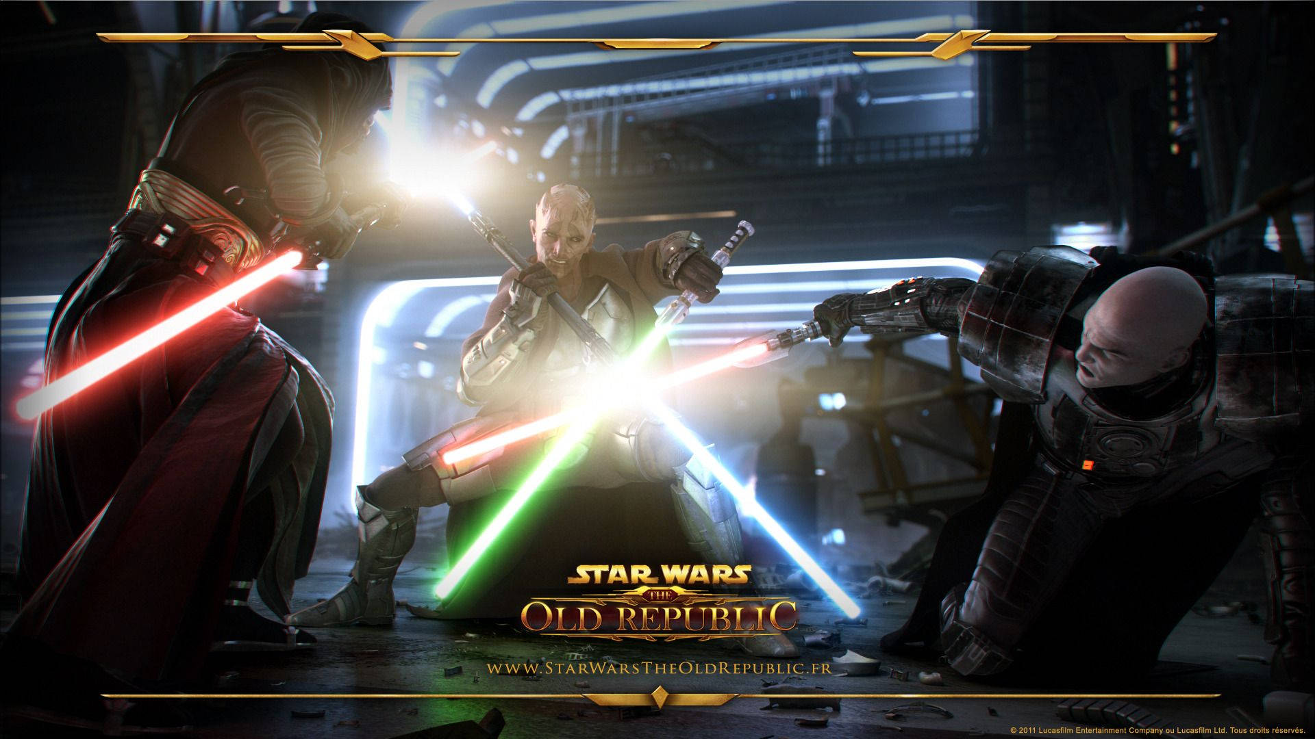 Download Swtor Jedi And Sith Battle Cover Wallpaper