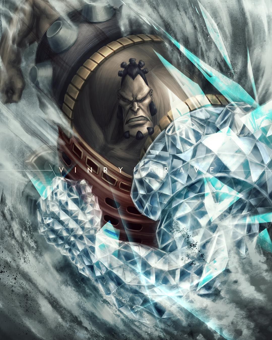 Jozu, Diamond Jozu (3rd Division Commander of Whitebeard Pirates). One piece fanart, Piecings, One piece anime
