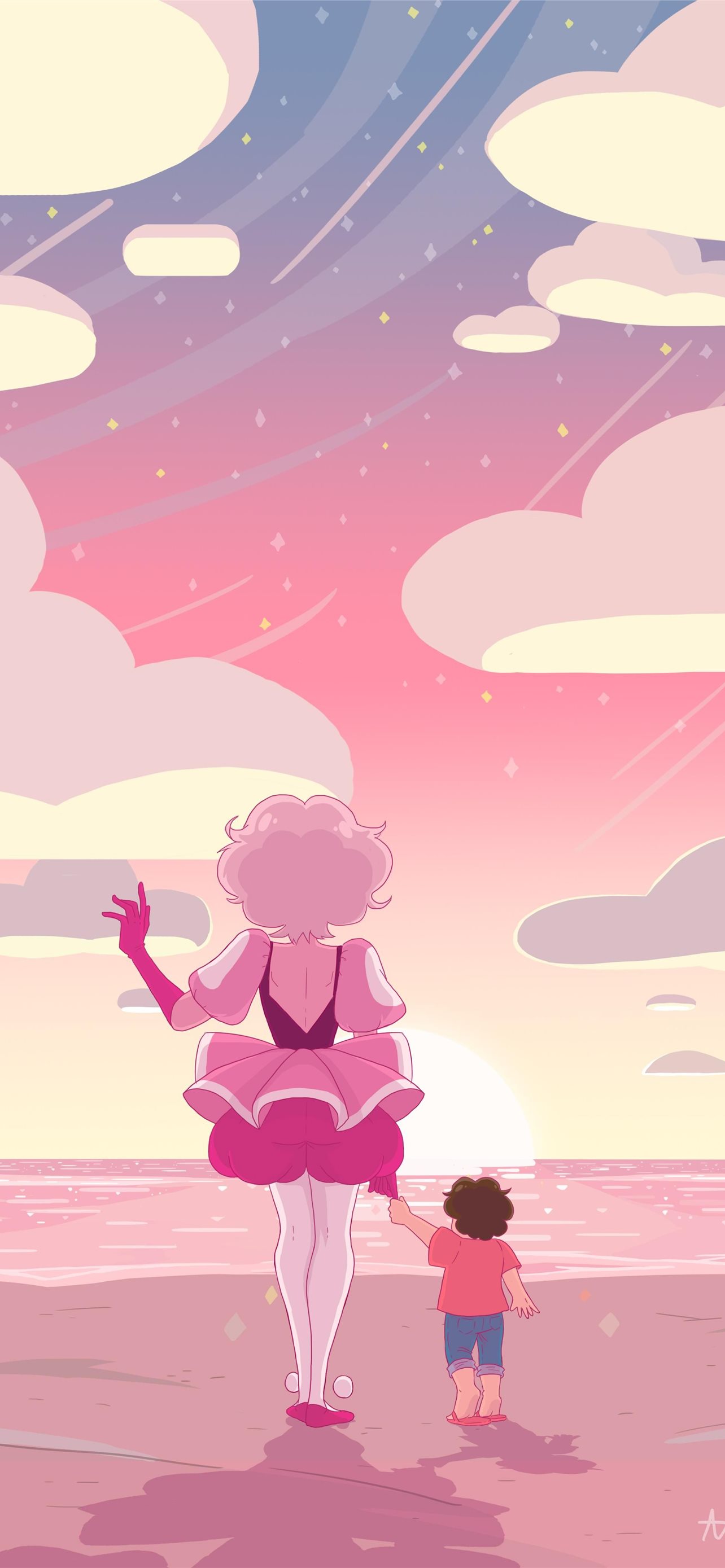 Steven Universe iPhone Done In Illustrator  Steven Universe Gem Pearl Steven  Universe Star HD phone wallpaper  Pxfuel