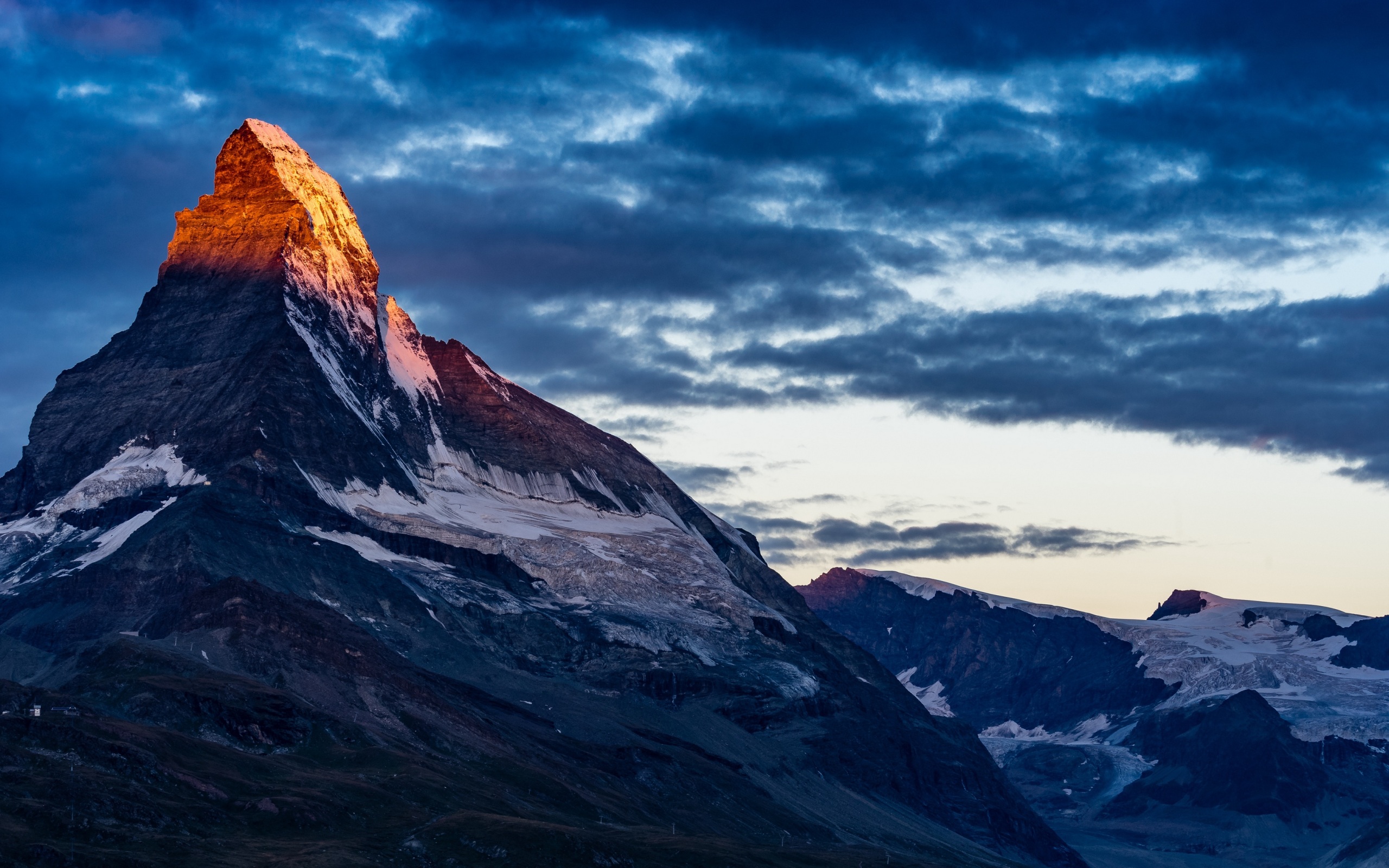 Wallpaper 4k mountain, peak, zermatt, switzerland 4k Wallpaper